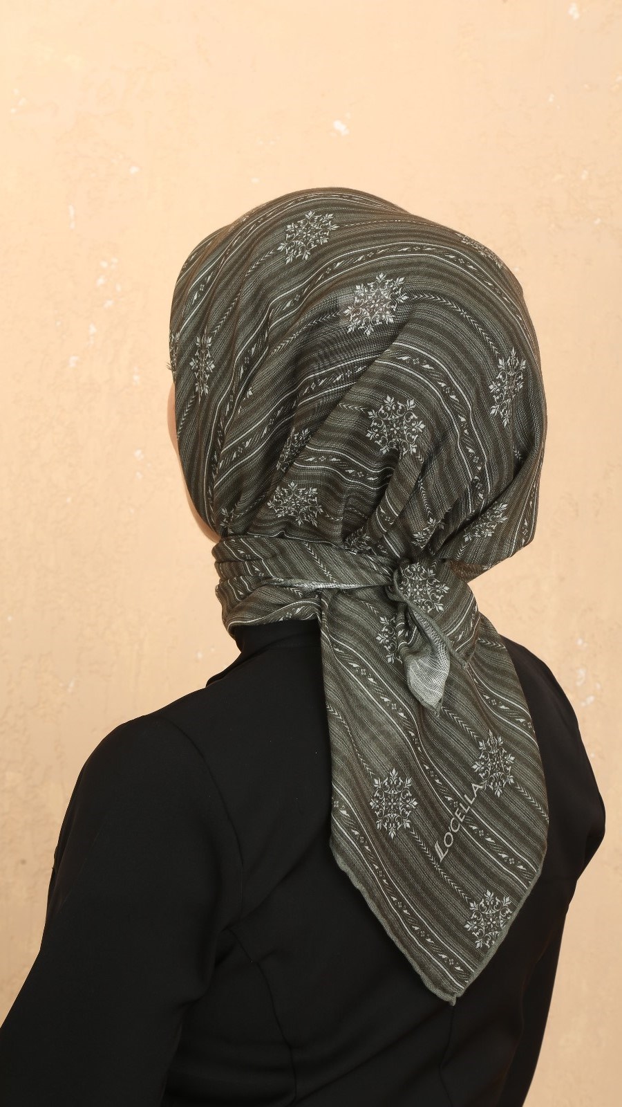 Locella Soft Pamuk Eşarp Yeşil