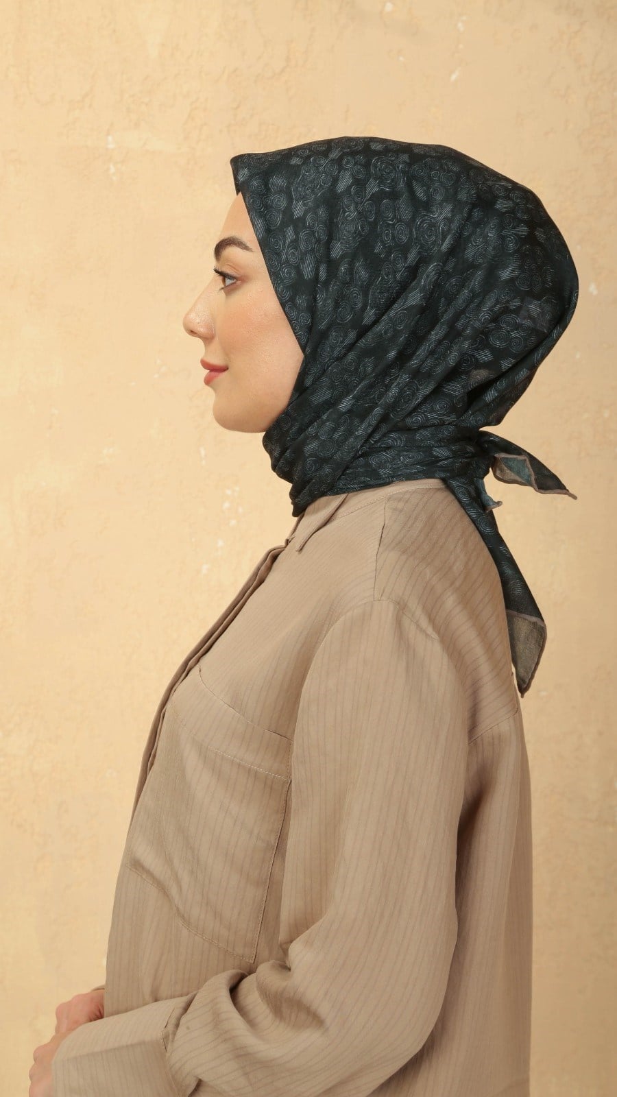 Locella Soft Pamuk Eşarp Siyah