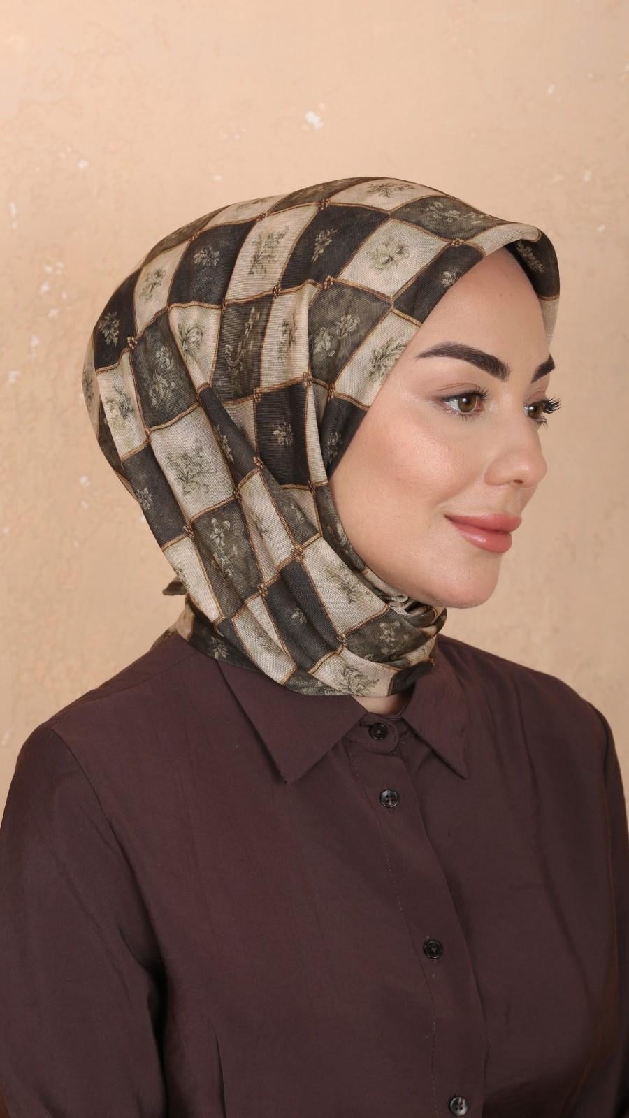 Locella Soft Pamuk Eşarp Yeşil