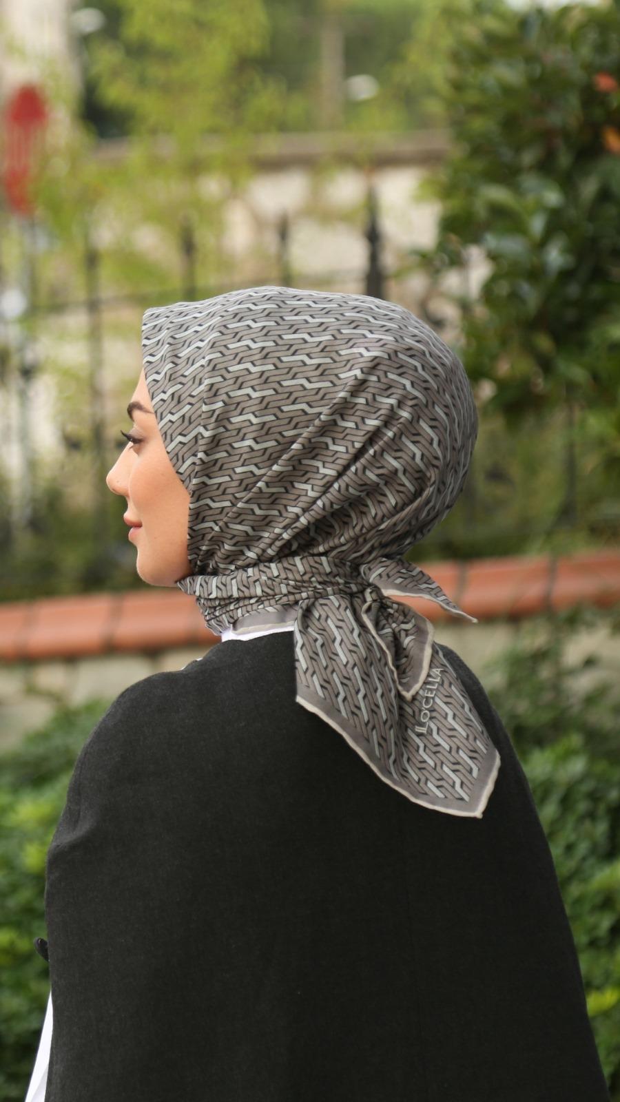 Locella Soft Pamuk Eşarp Taş-1