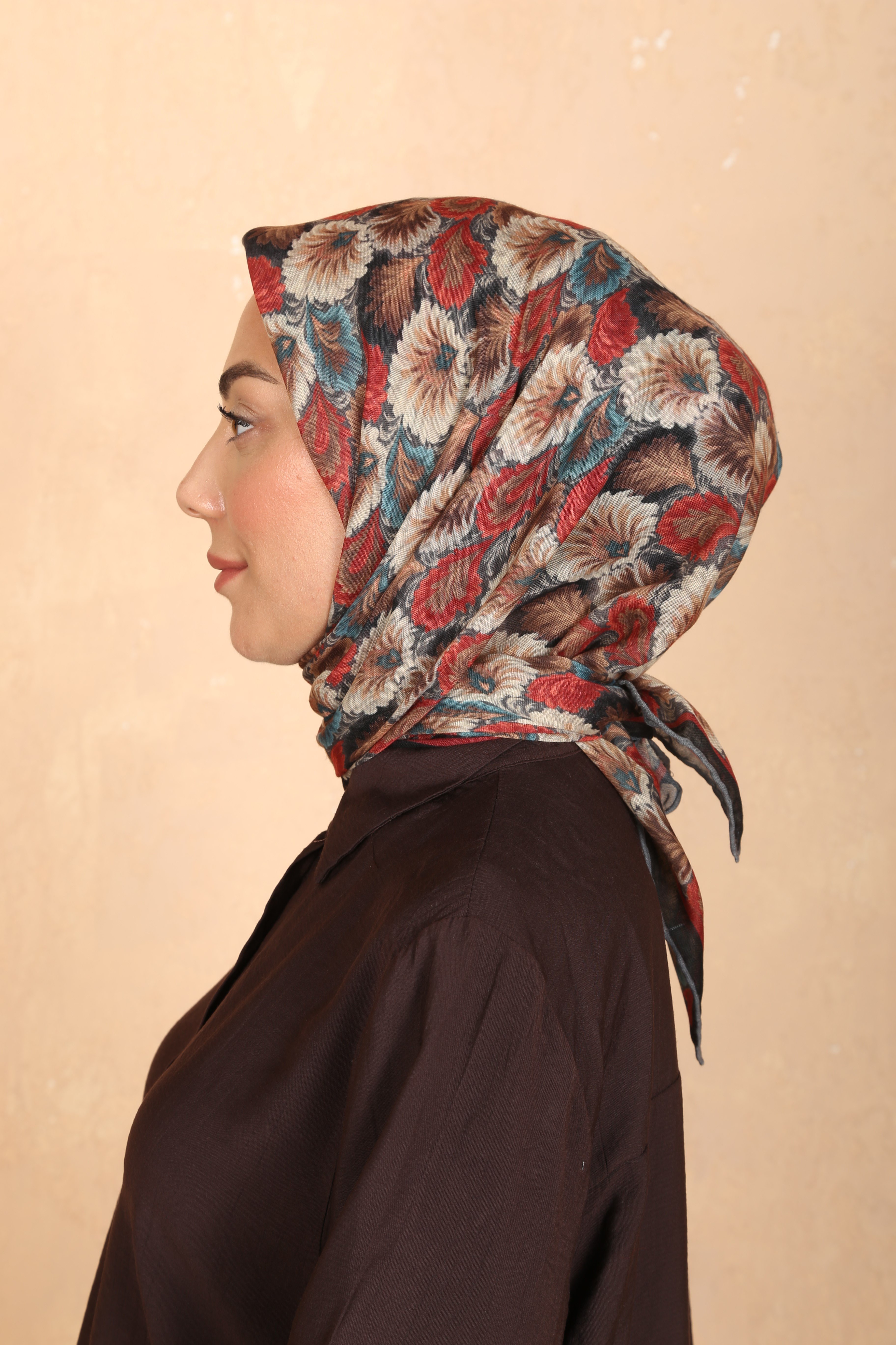 Locella Soft Pamuk Eşarp Siyah