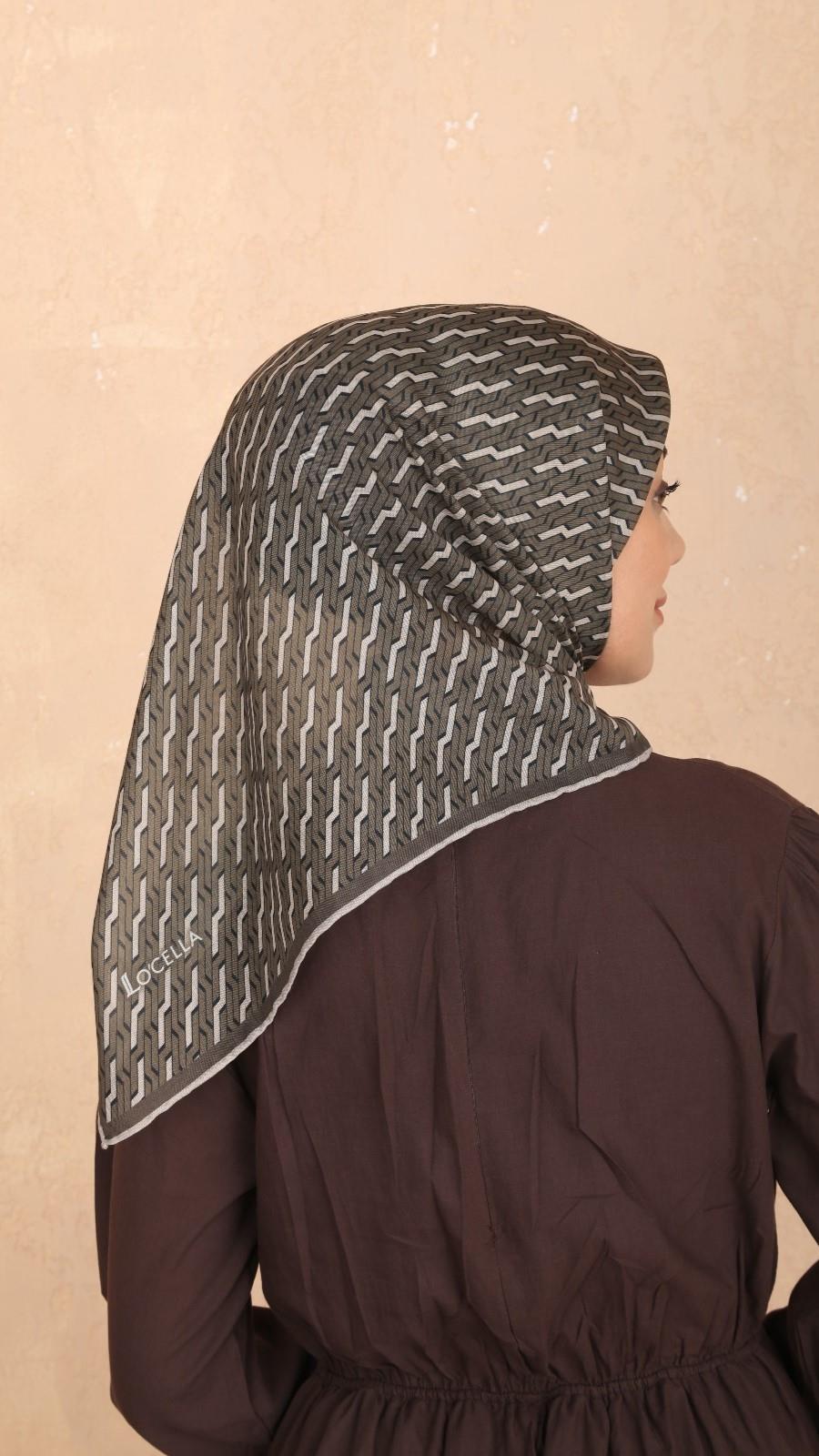 Locella Soft Pamuk Eşarp Yeşil-12