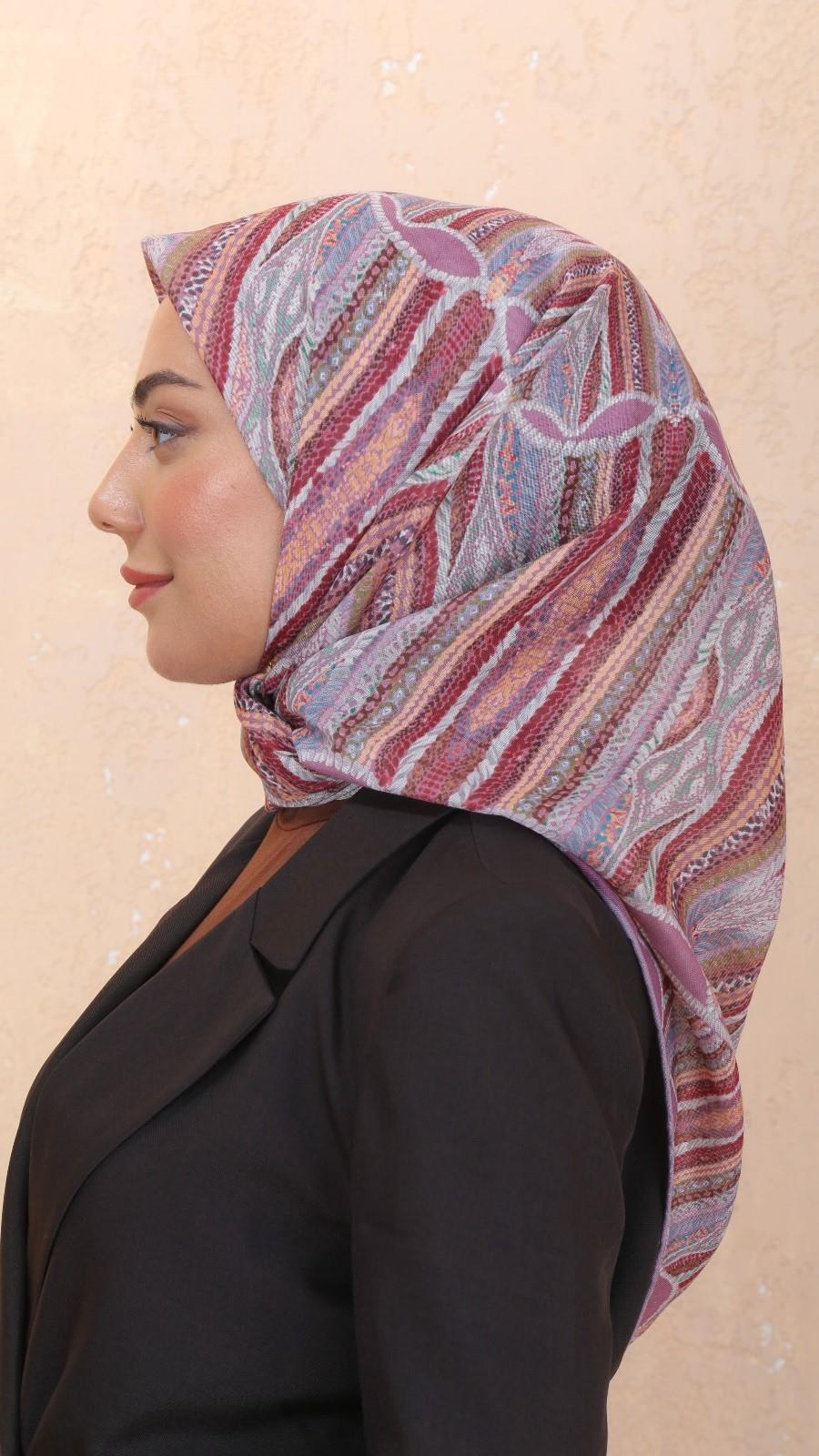 Locella Soft Pamuk Eşarp Pembe-1