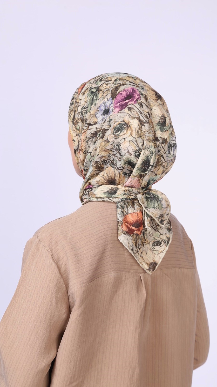 Locella Soft Pamuk Eşarp Kum Beji
