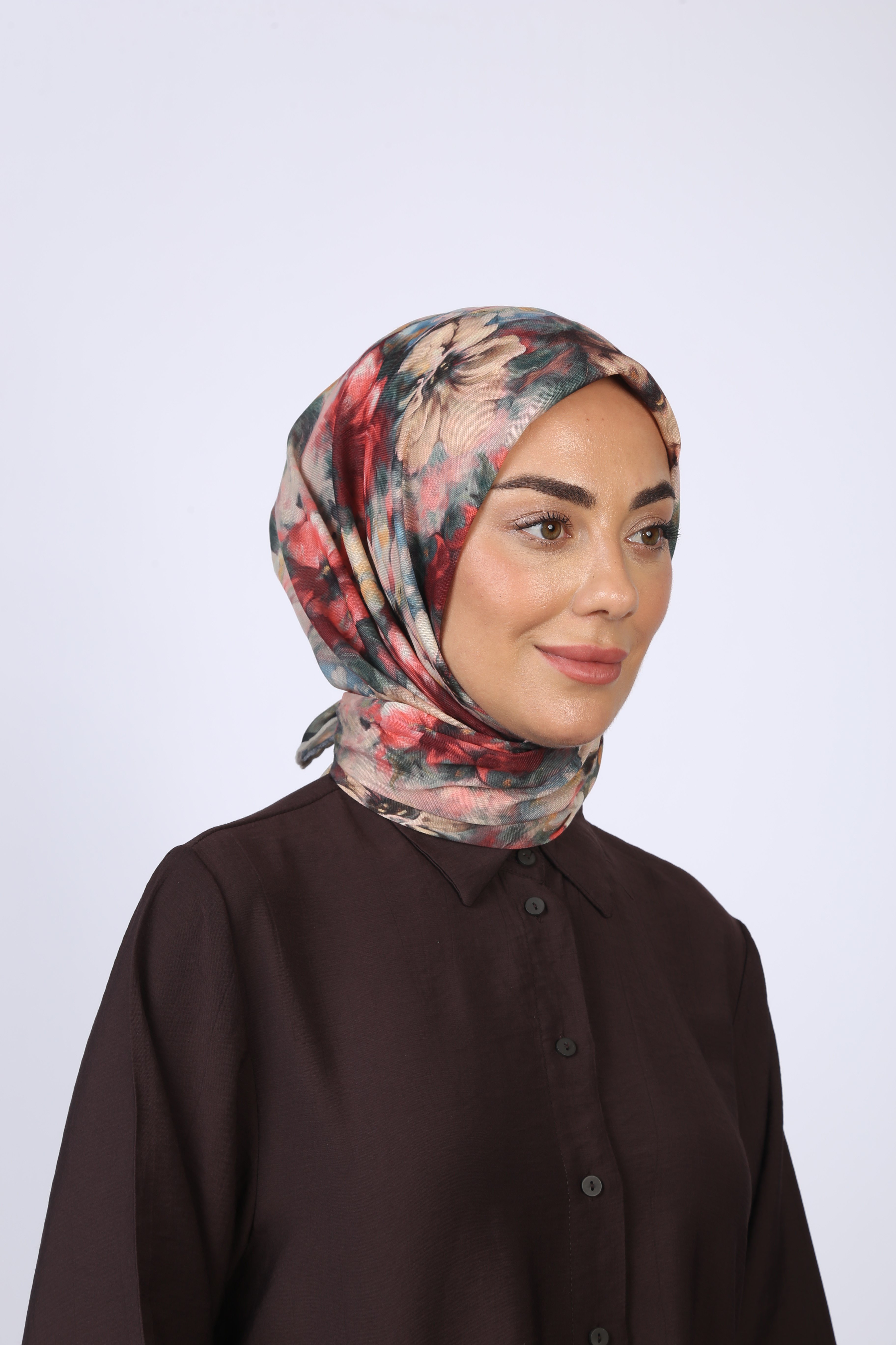 Locella Soft Pamuk Eşarp Siyah