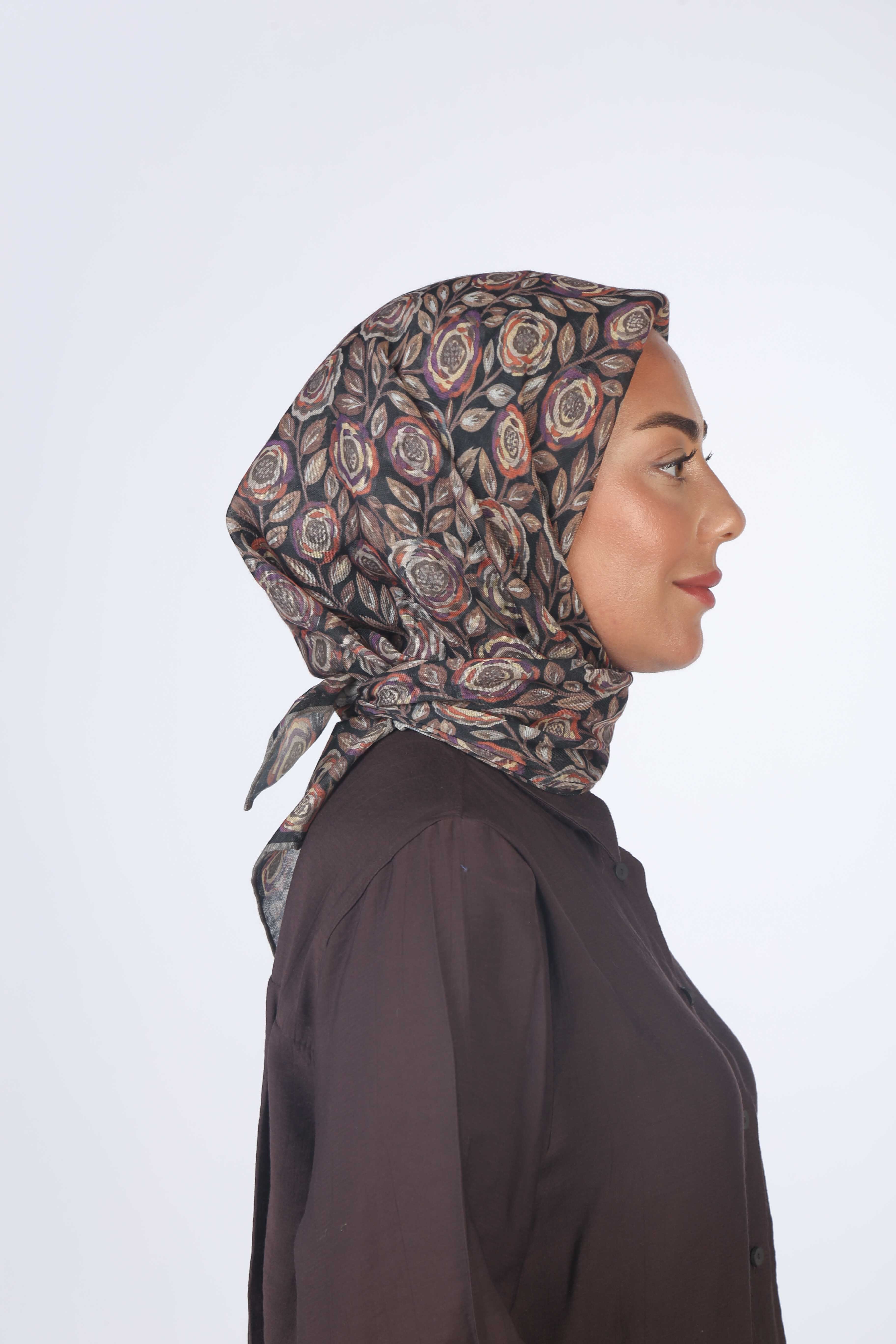 Locella Soft Pamuk Eşarp Siyah