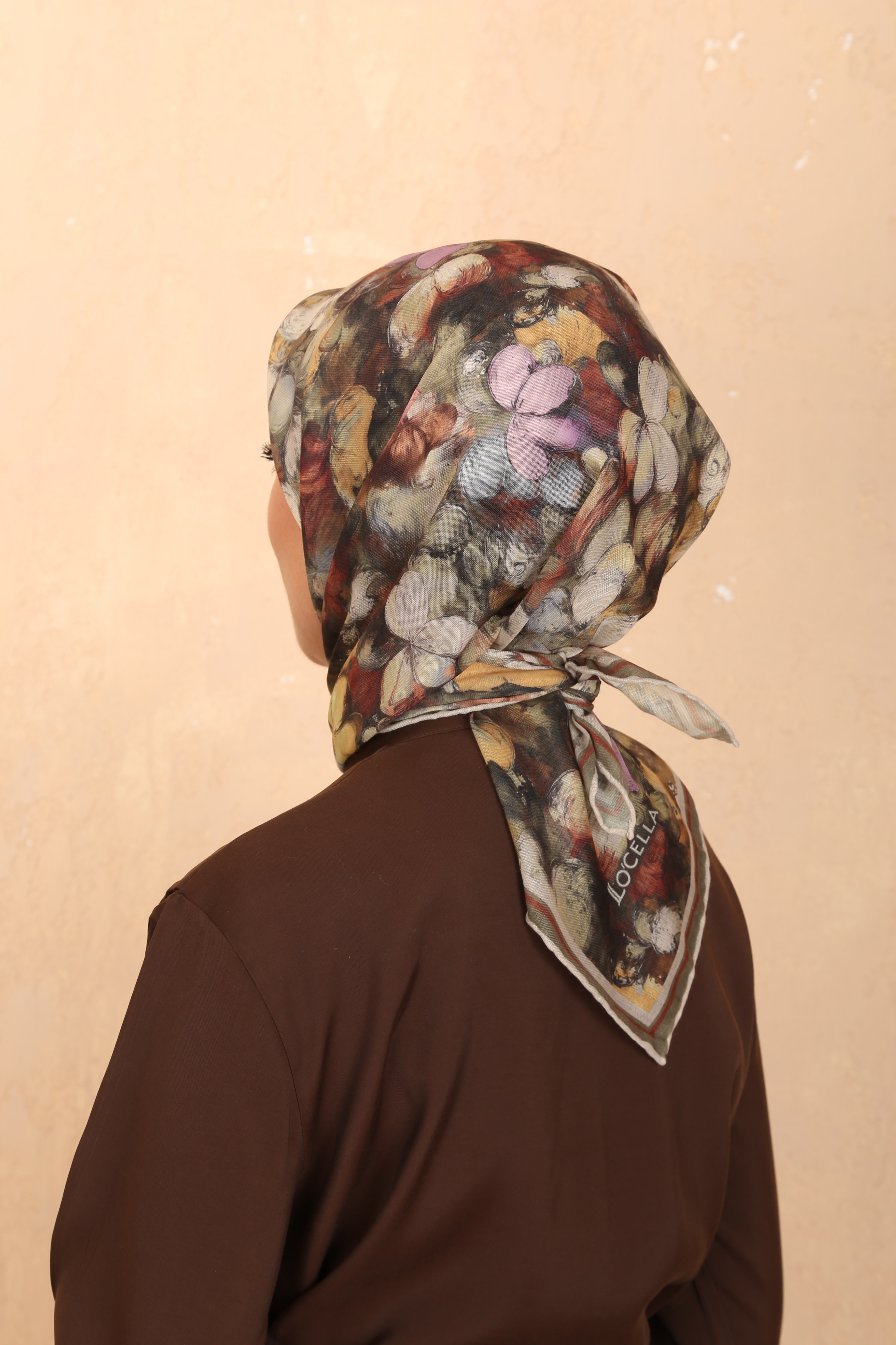 Locella Soft Pamuk Eşarp Yeşil