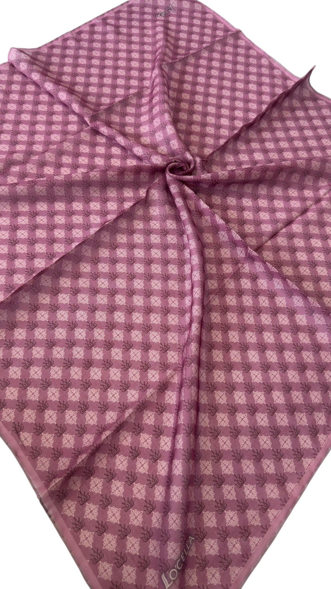 Locella Soft Pamuk Eşarp Pembe-7