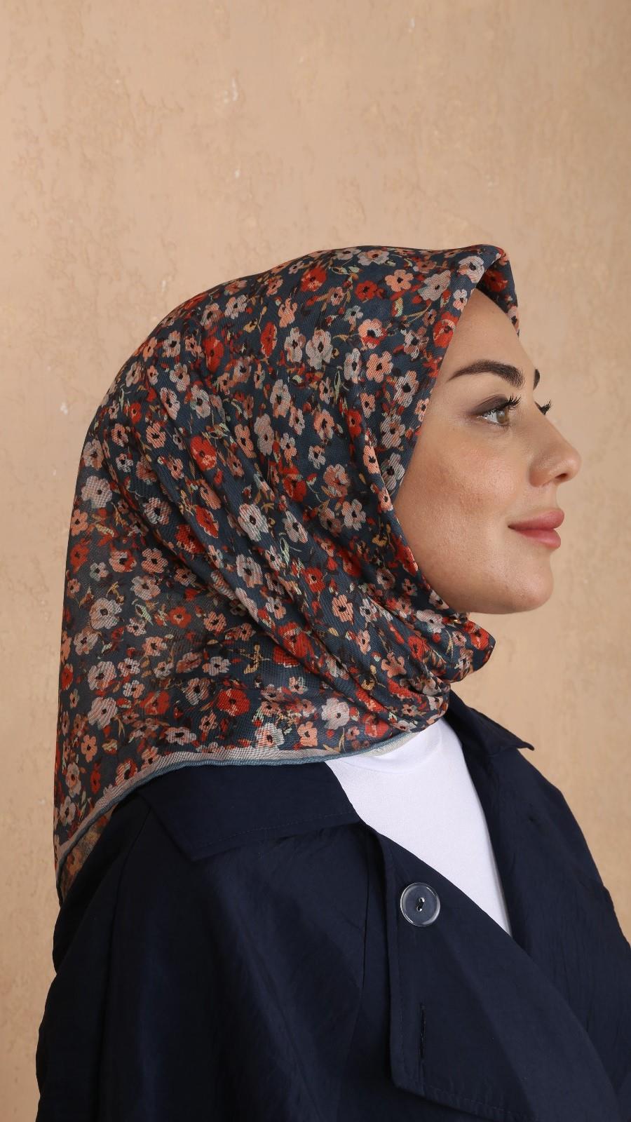 Locella Soft Pamuk Eşarp Deniz Yeşili-28