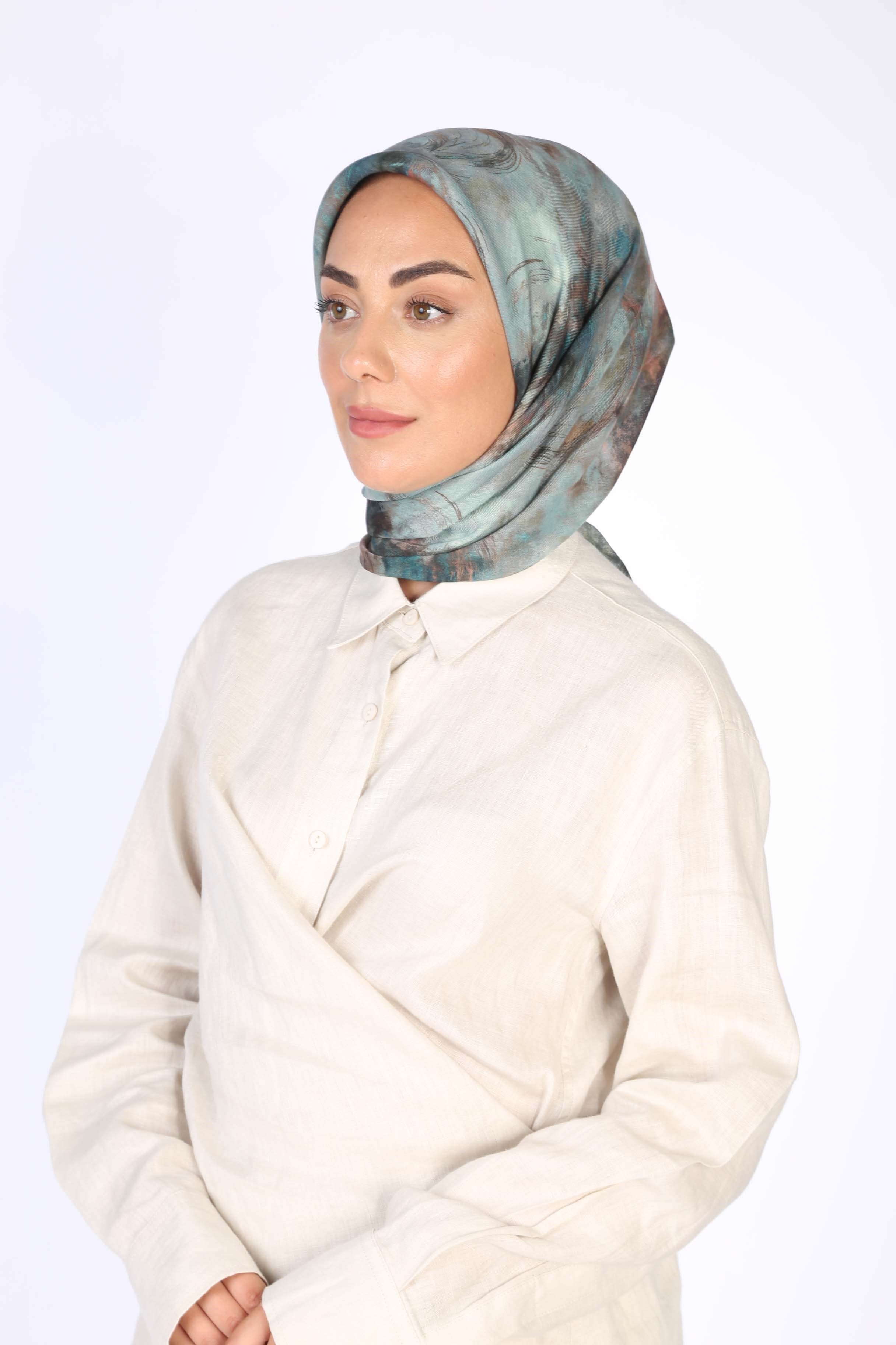 Locella Soft Pamuk Eşarp Mint Yeşili