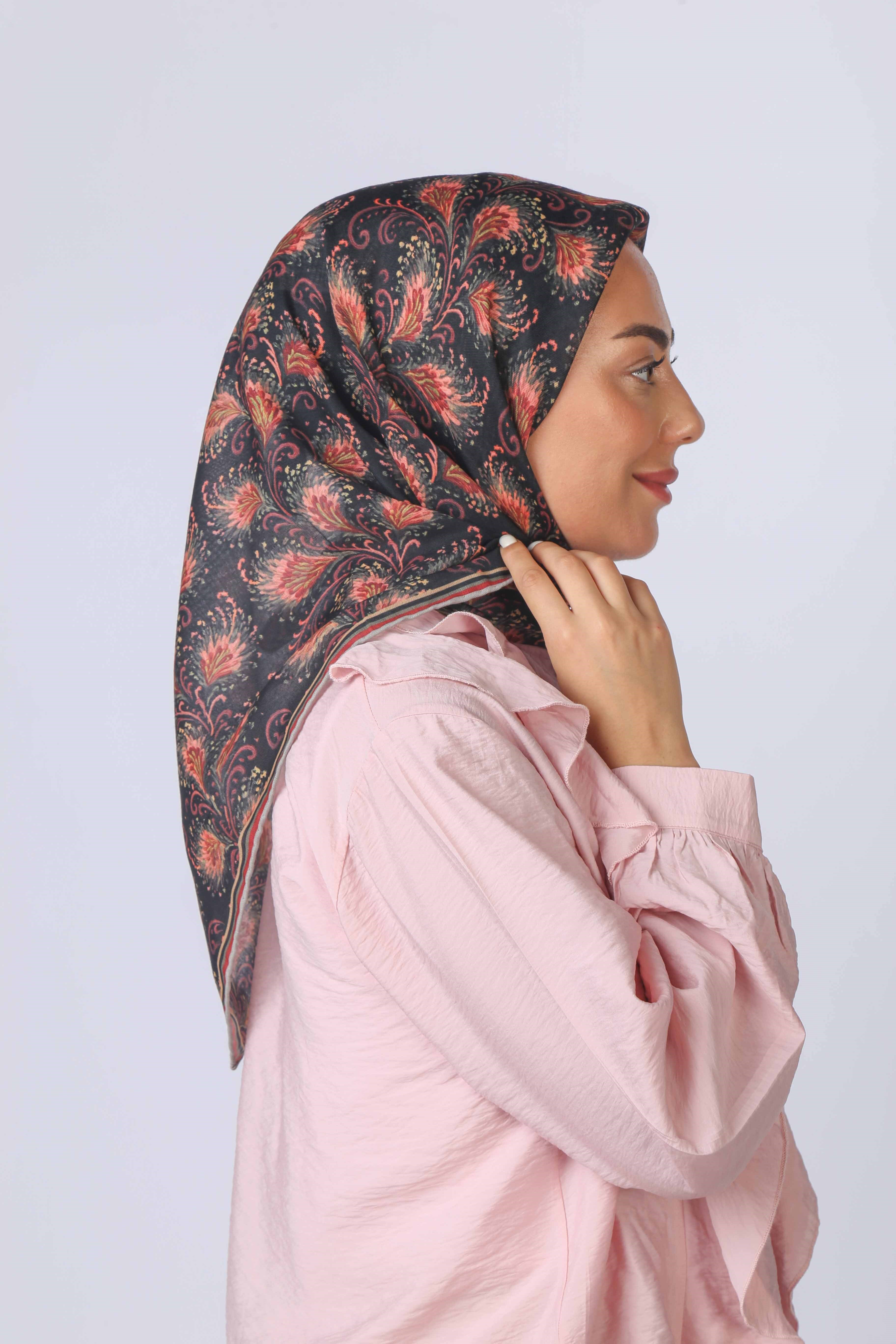 Locella Soft Pamuk Eşarp Siyah