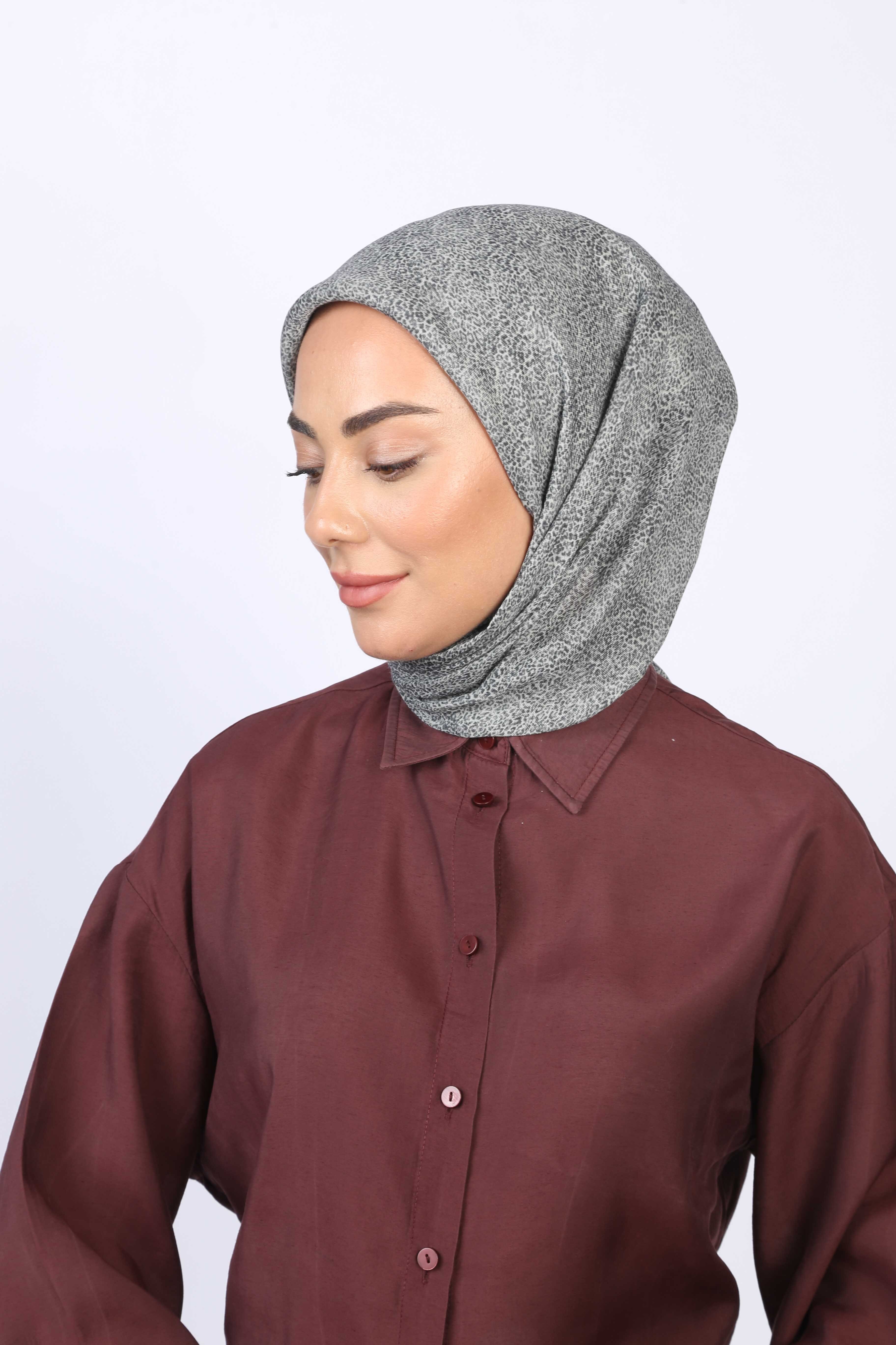 Locella Soft Pamuk Eşarp Gri