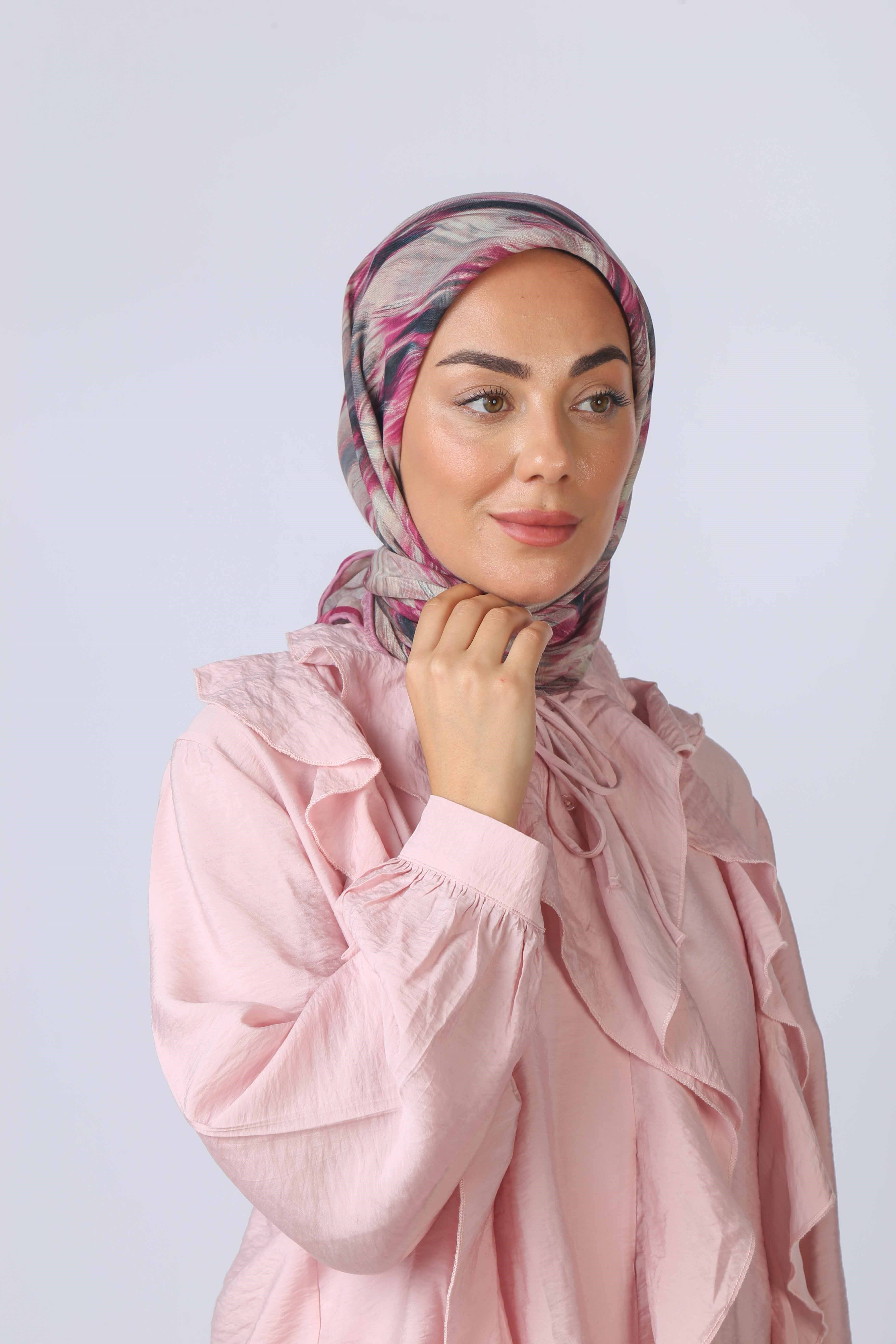 Locella Soft Pamuk Eşarp Pembe