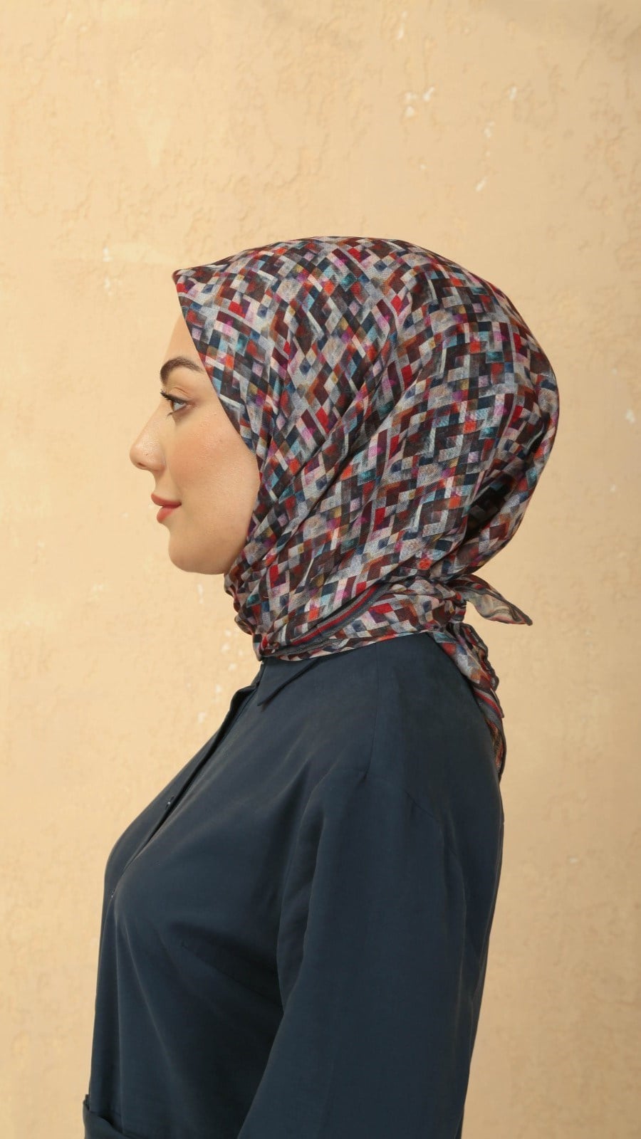 Locella Soft Pamuk Eşarp Kahve
