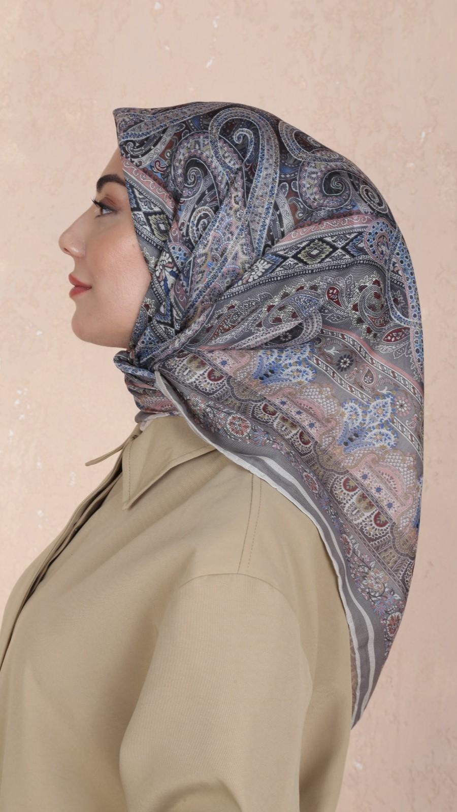 Locella Soft Pamuk Eşarp Vizon-3