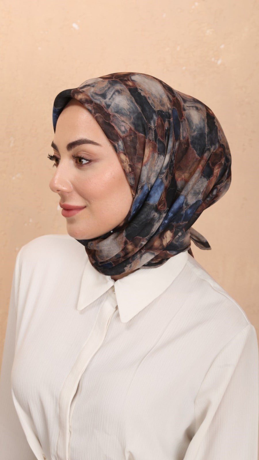 Locella Soft Pamuk Eşarp Siyah