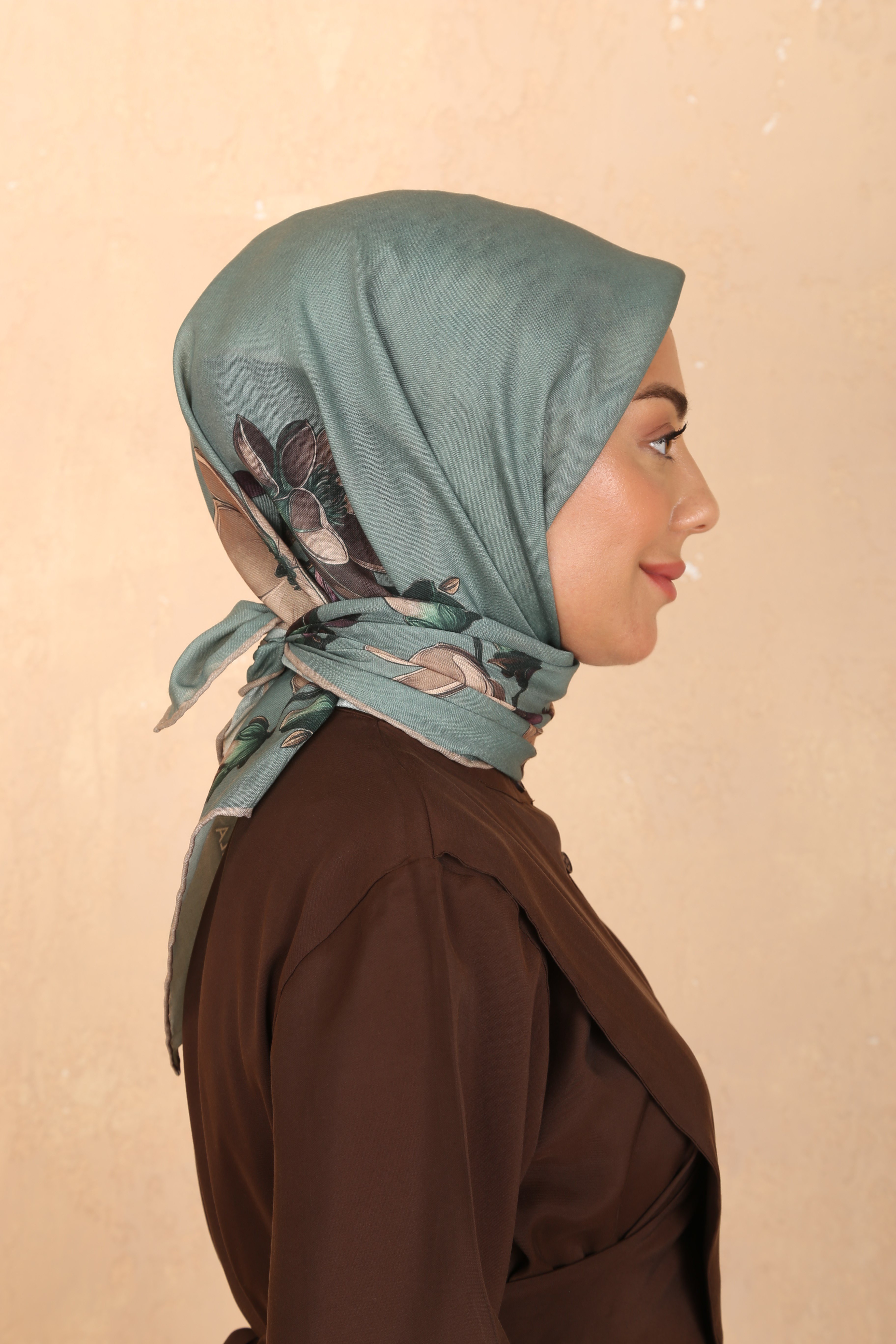 Locella Soft Pamuk Eşarp-Ihlamur Yeşili