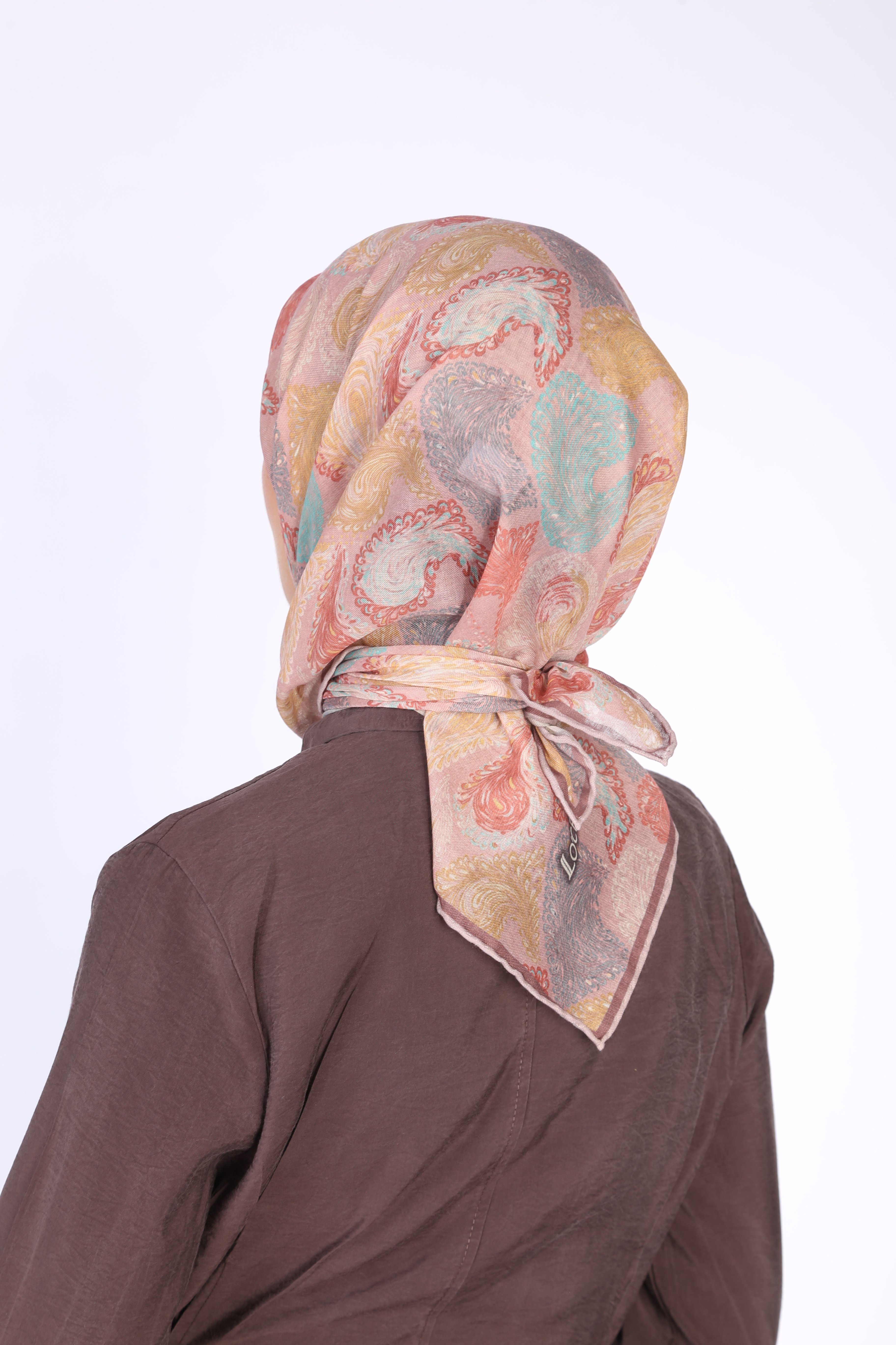 Locella Soft Pamuk Eşarp-Pembe