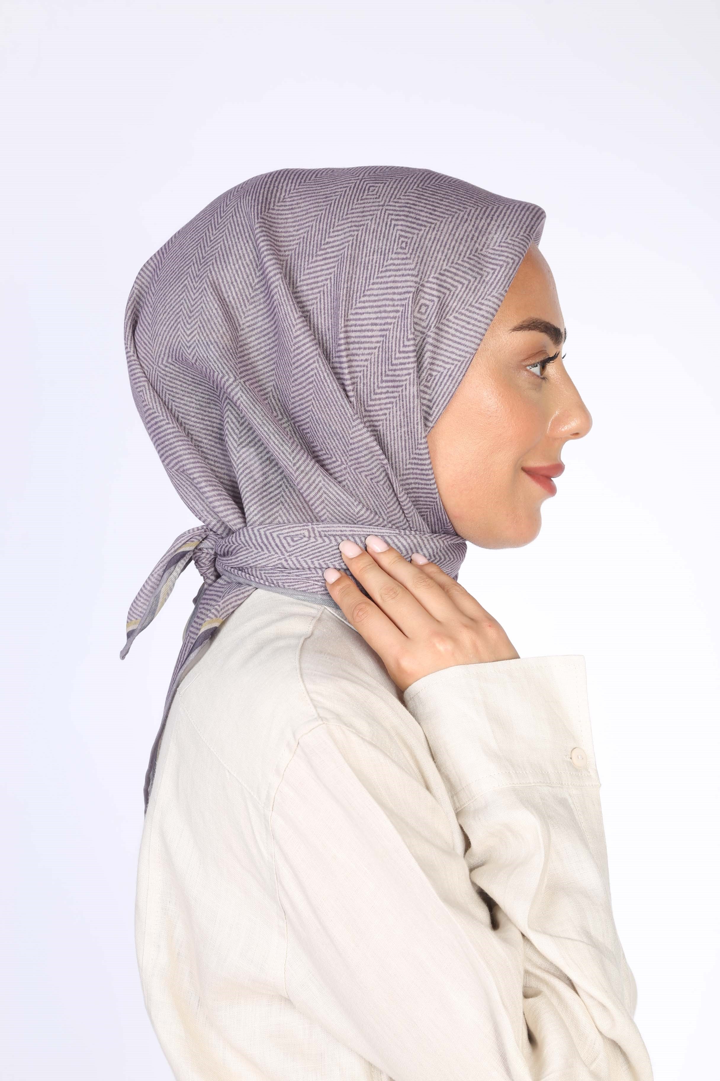 Locella Soft Pamuk Eşarp Lavanta