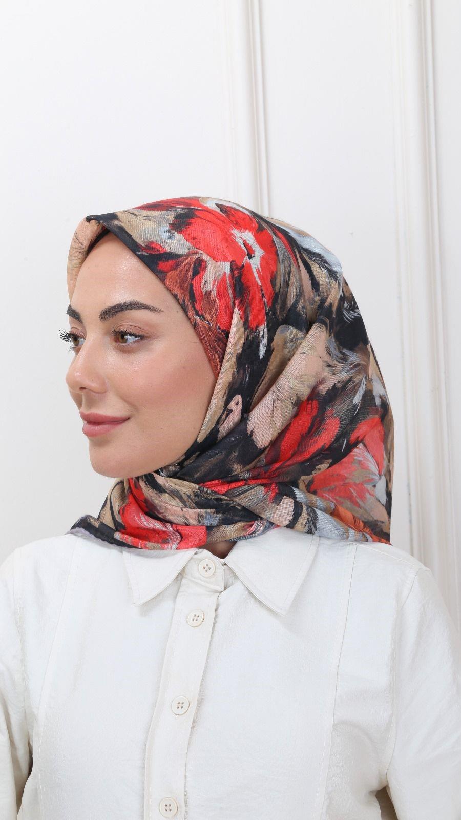 Locella Soft Pamuk Eşarp Siyah-5