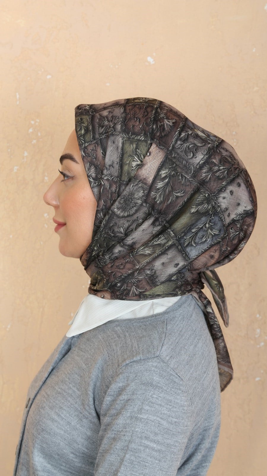 Locella Soft Pamuk Eşarp Vizon