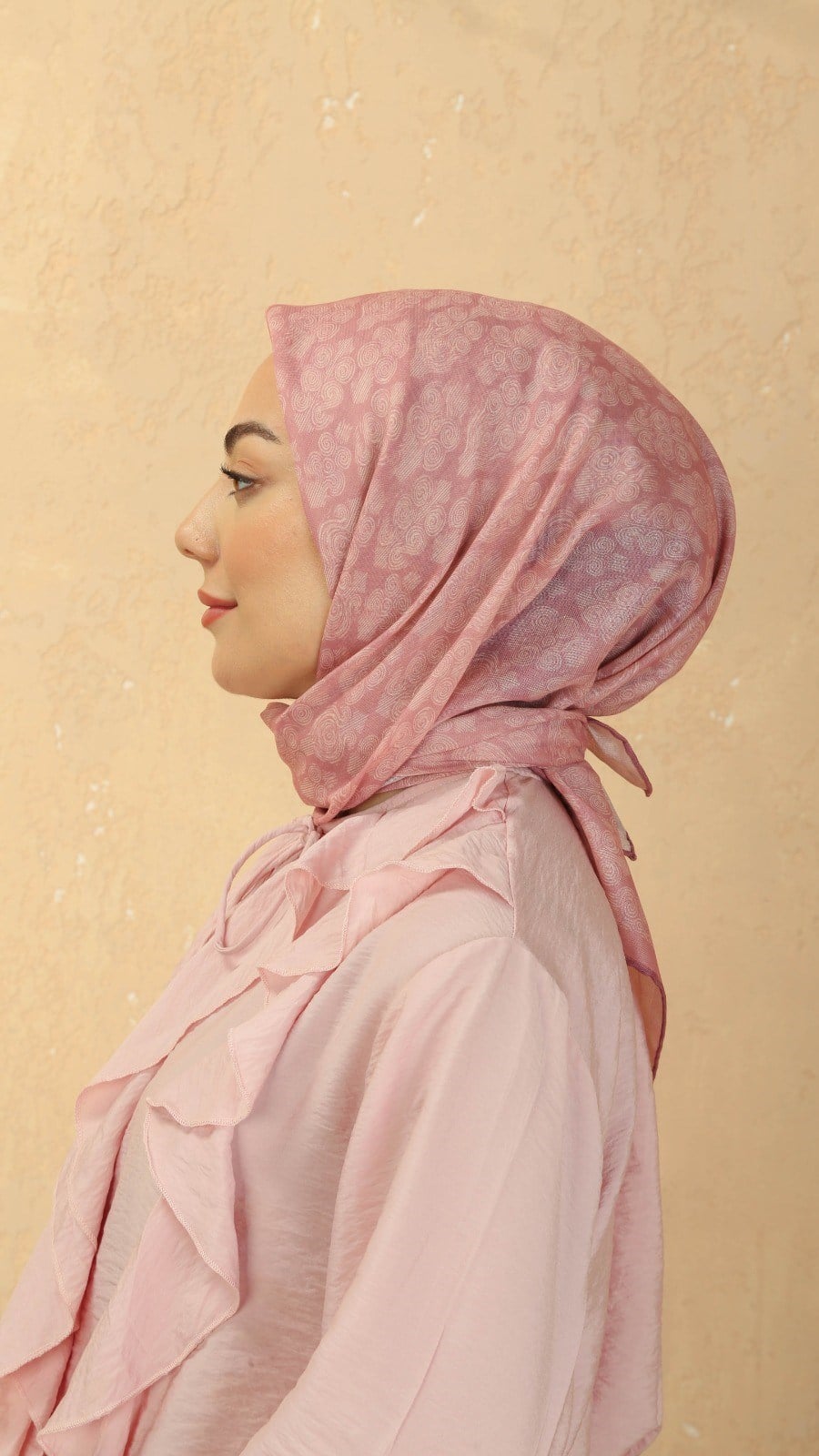 Locella Soft Pamuk Eşarp Pembe