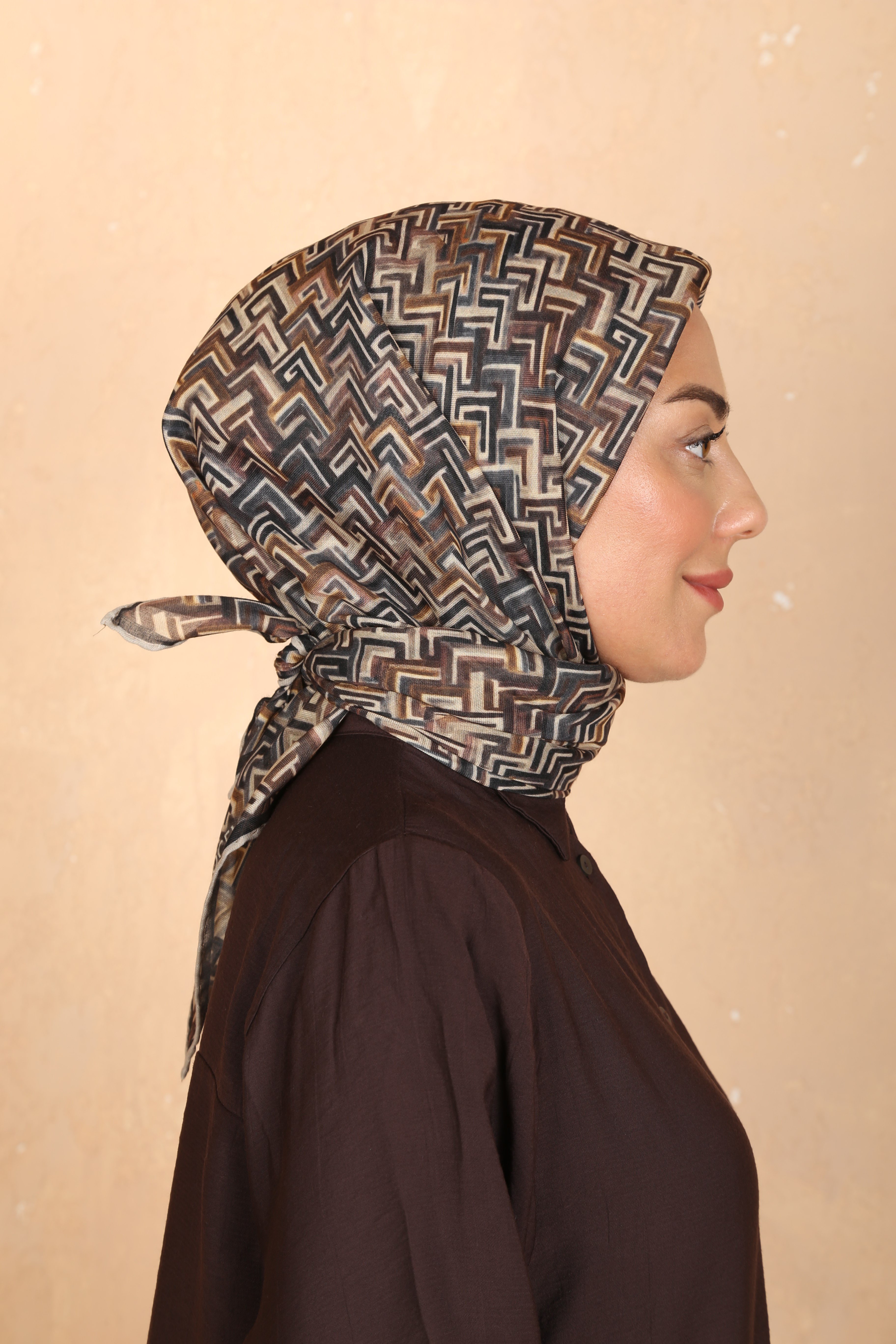 Locella Soft Pamuk Eşarp Siyah