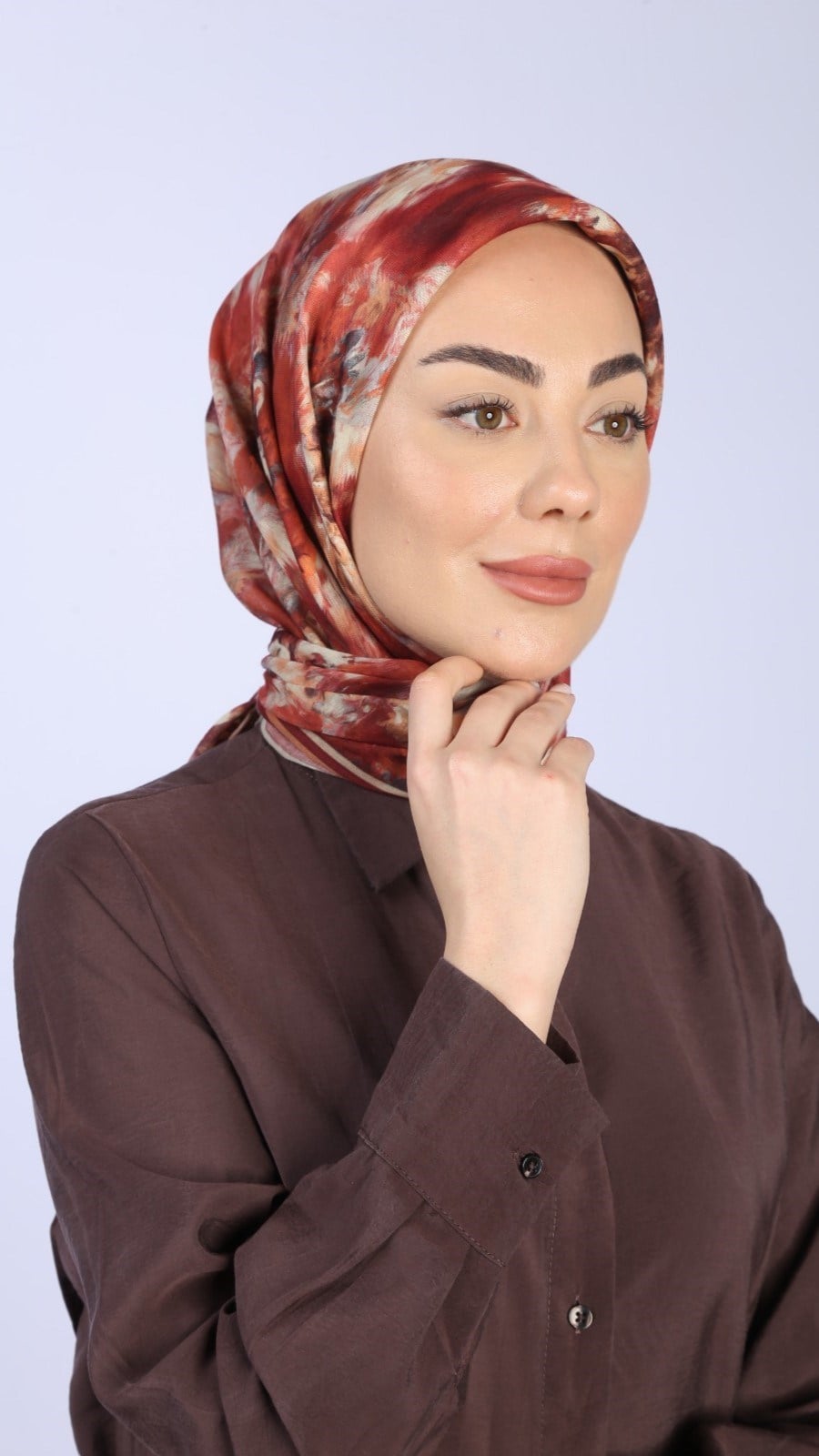 Locella Soft Pamuk Eşarp Kırmızı
