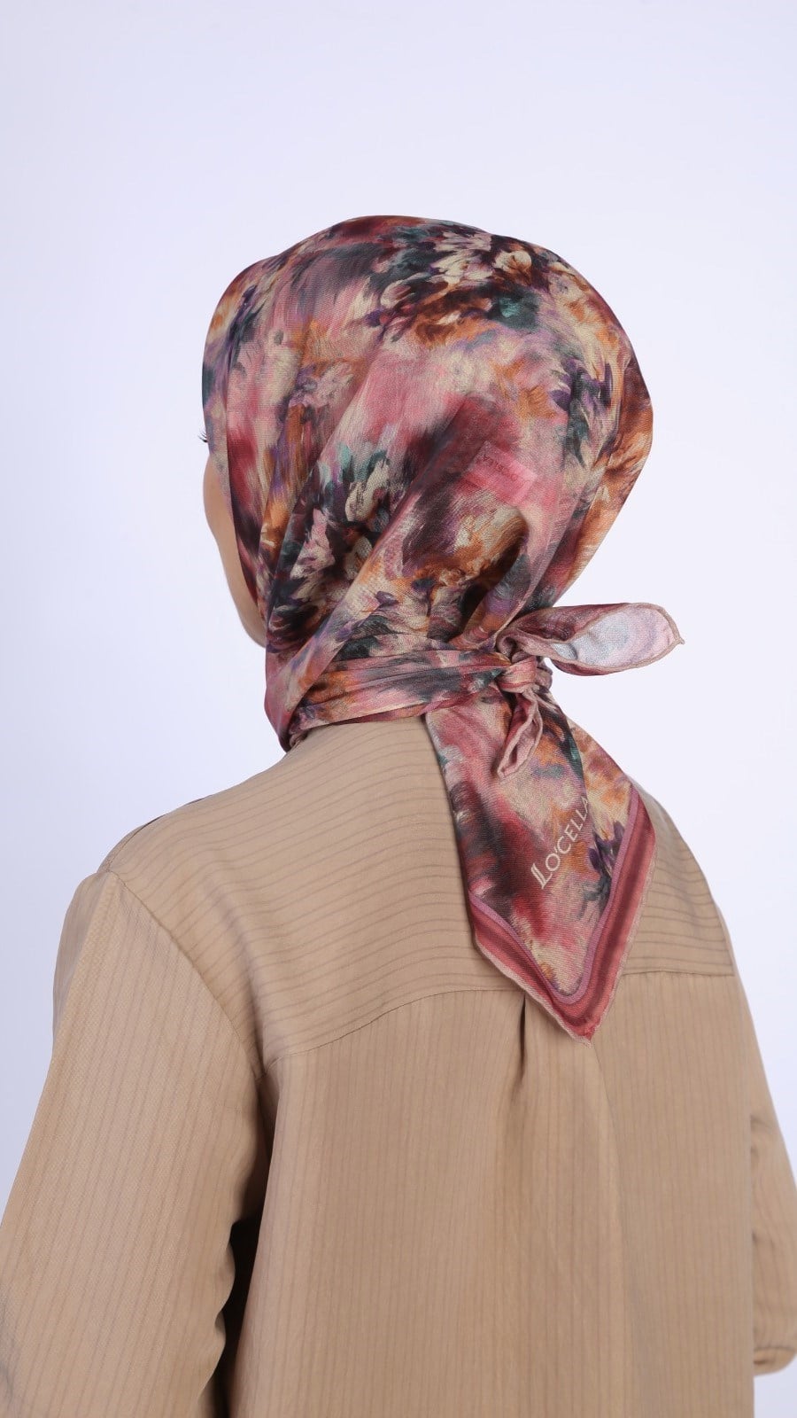 Locella Soft Pamuk Eşarp Pembe