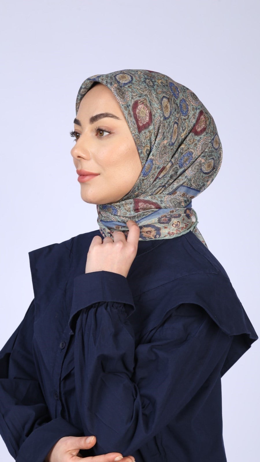 Locella Soft Pamuk Eşarp Mint Yeşil