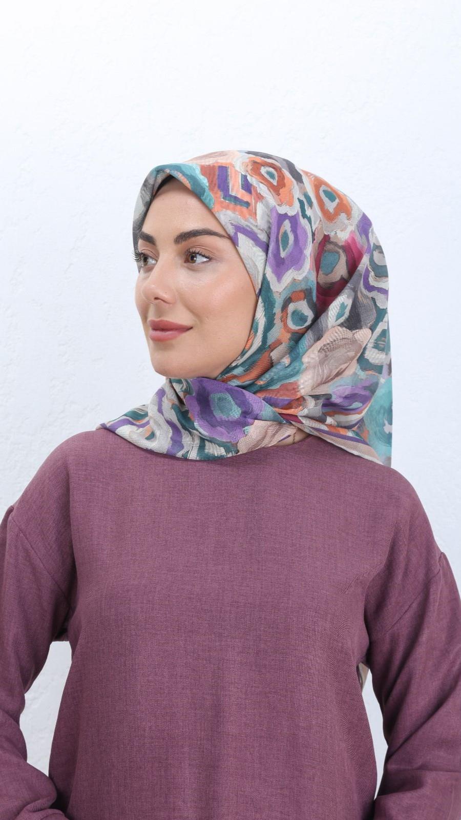 Locella Soft Pamuk Eşarp Bej-3