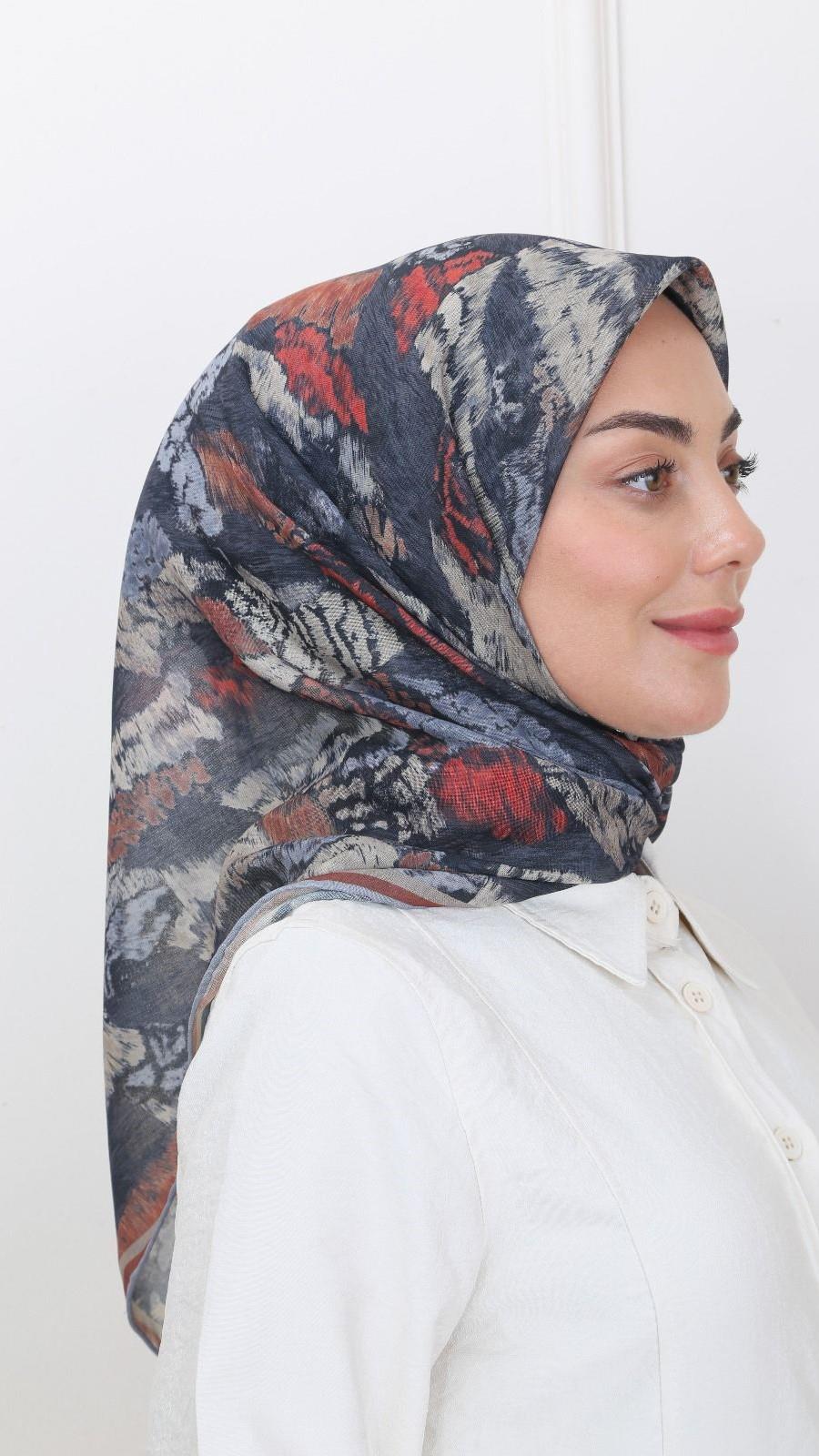 Locella Soft Pamuk Eşarp Siyah-10