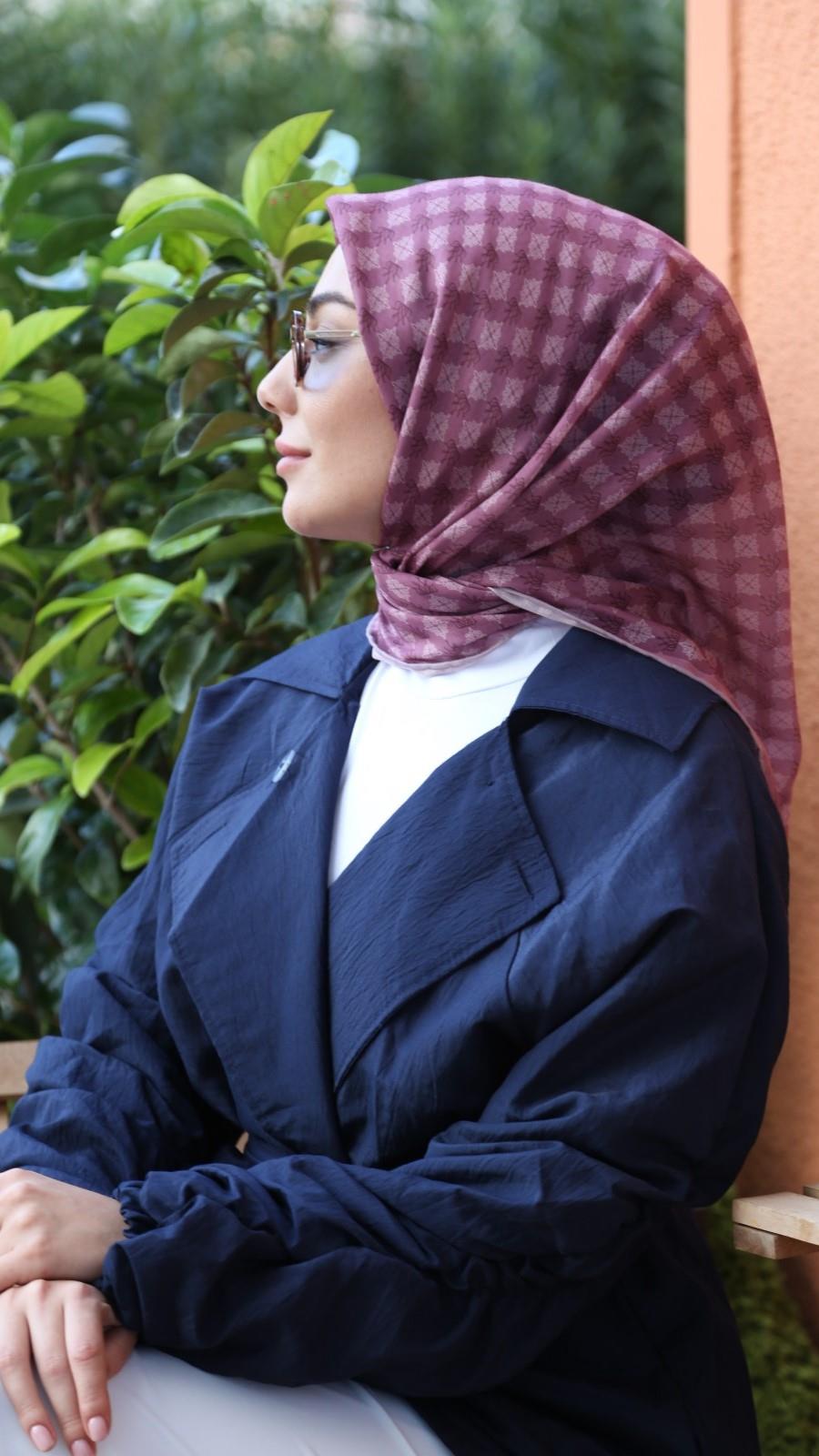 Locella Soft Pamuk Eşarp Pembe-7