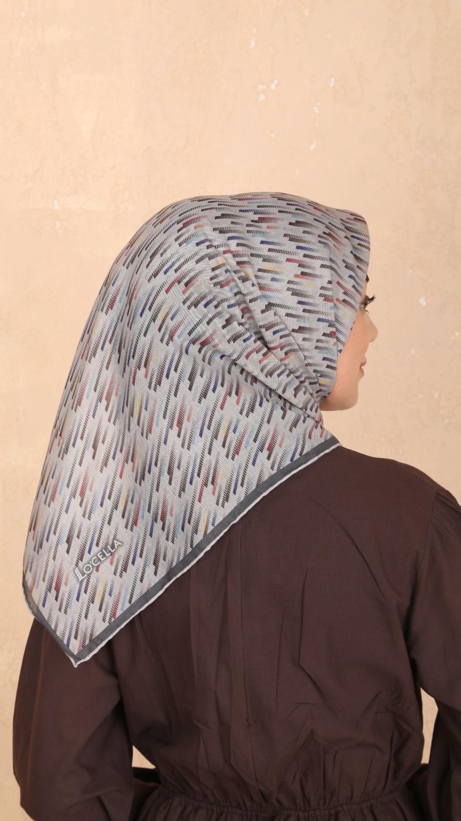 Locella Soft Pamuk Eşarp Koyu Vizon-1