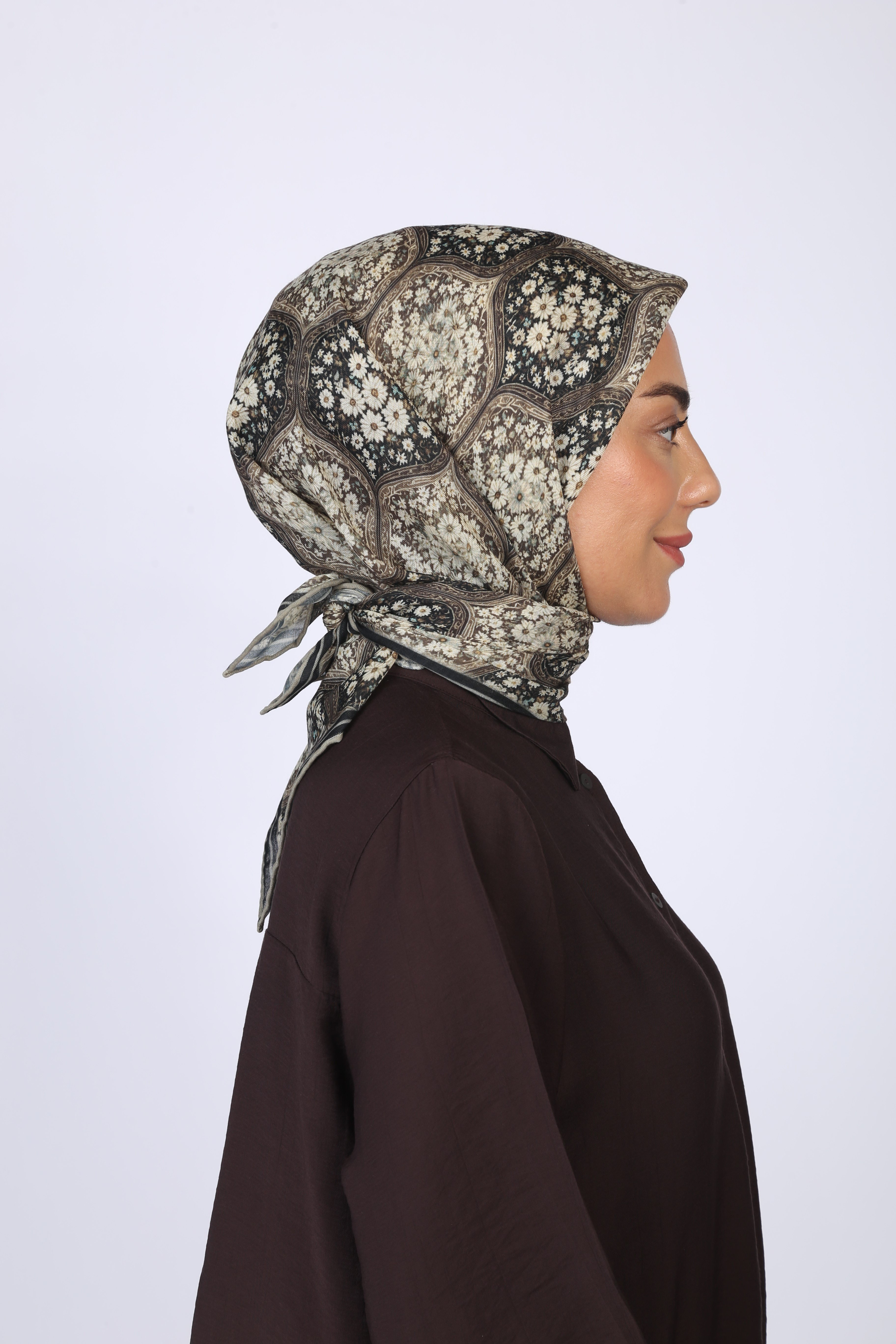 Locella Soft Pamuk Eşarp Siyah