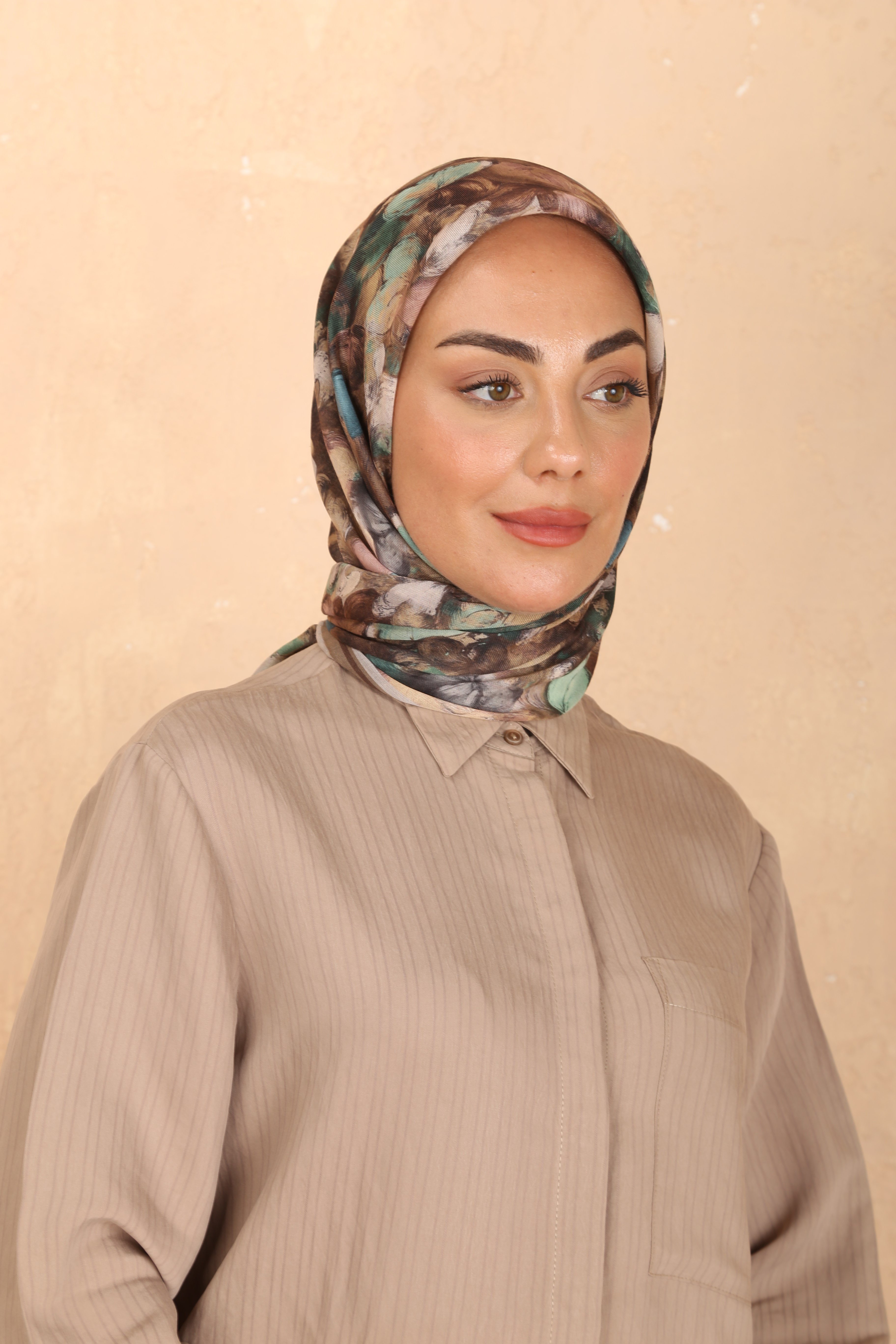 Locella Soft Pamuk Eşarp Keten