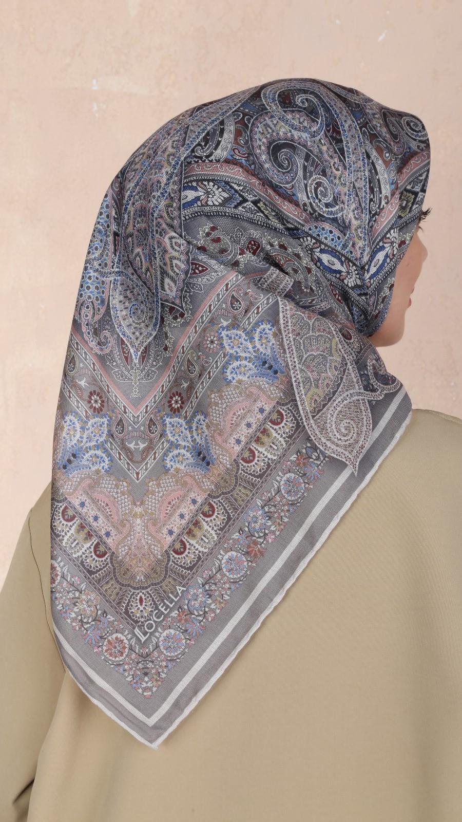 Locella Soft Pamuk Eşarp Vizon-3