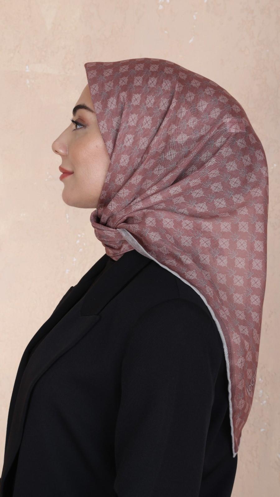 Locella Soft Pamuk Eşarp Gül Pembe-12