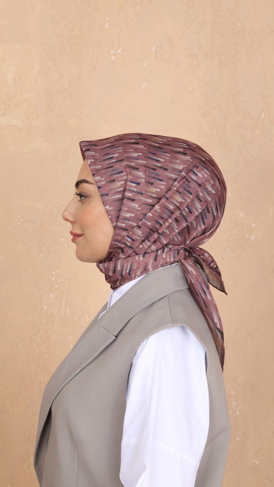 Locella Soft Pamuk Eşarp Pembe-6