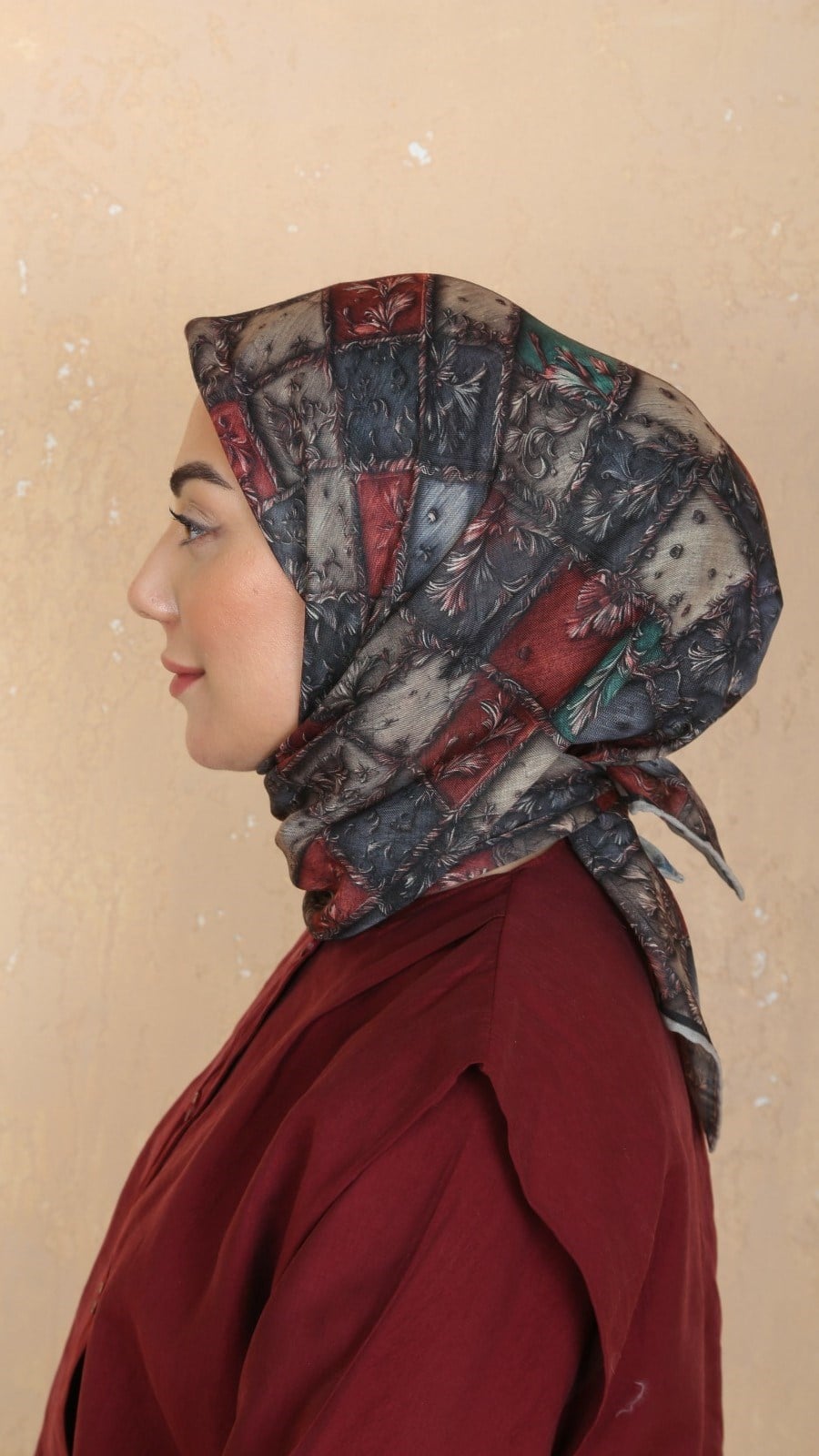 Locella Soft Pamuk Eşarp Siyah