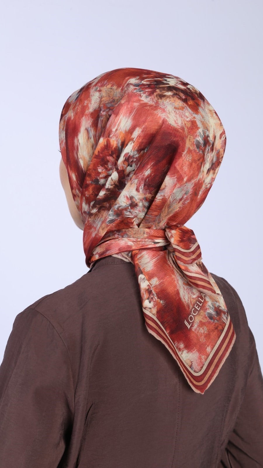 Locella Soft Pamuk Eşarp Kırmızı