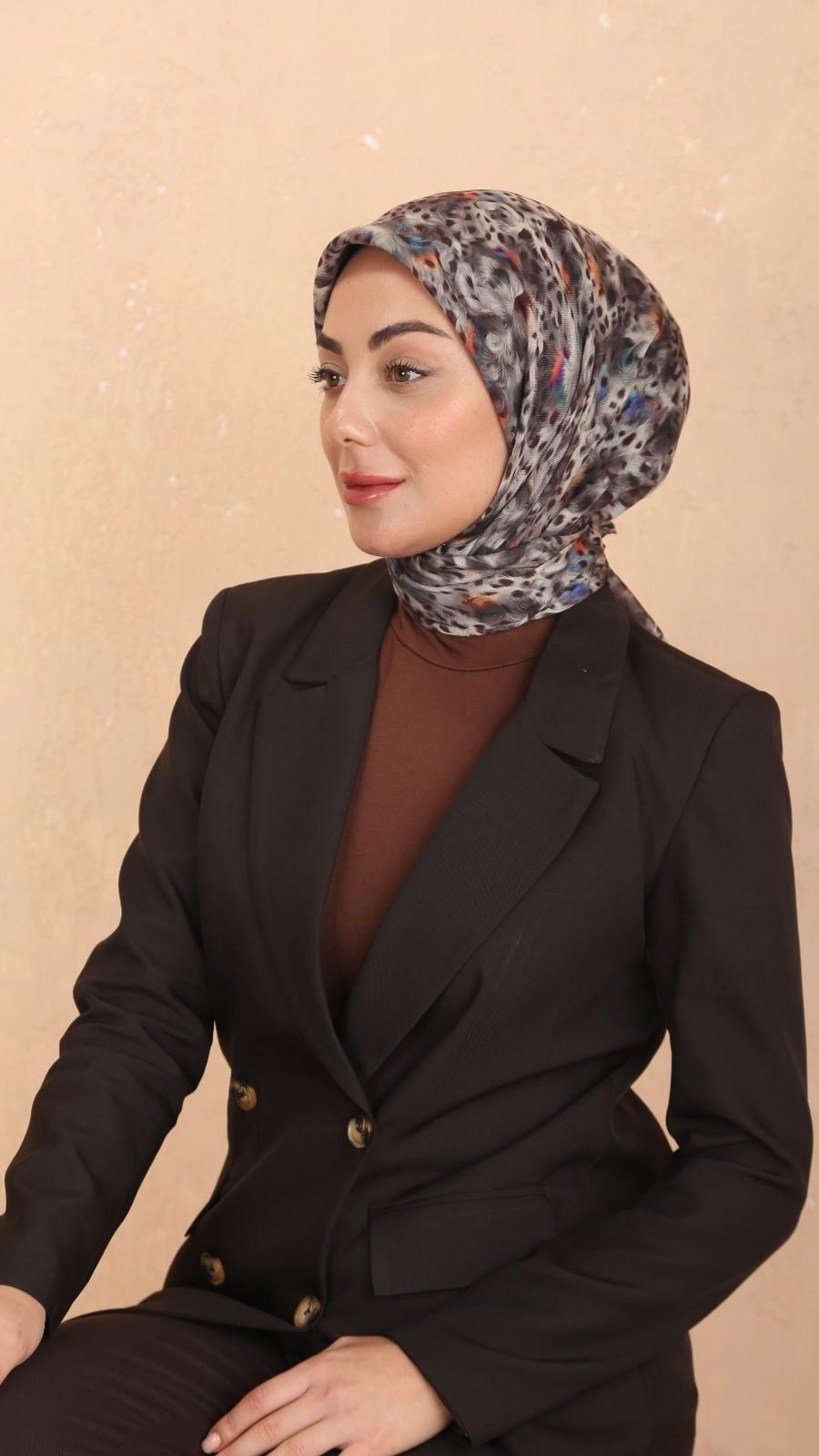 Locella Soft Pamuk Eşarp Çok Renkli-9