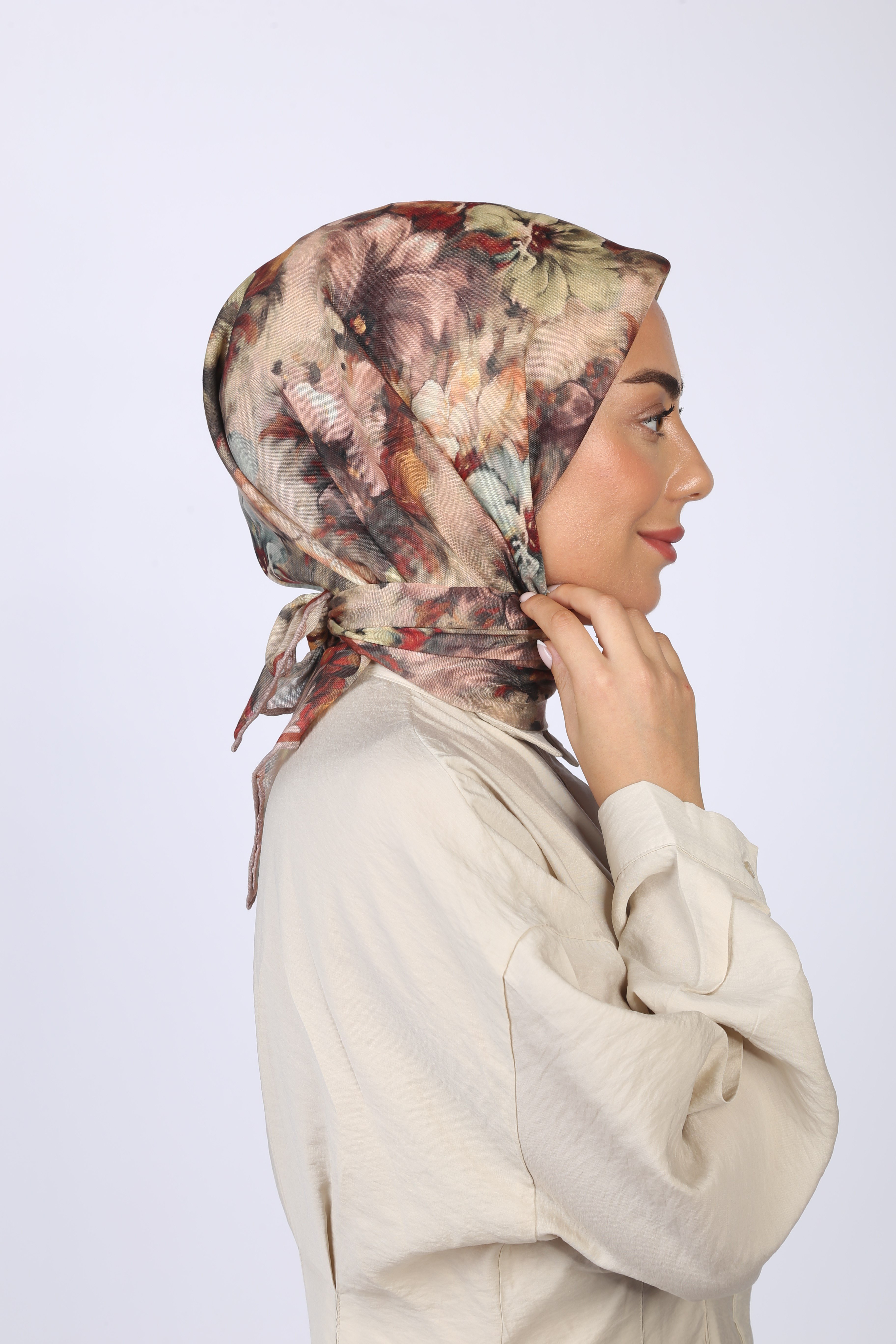 Locella Soft Pamuk Eşarp Kiremit