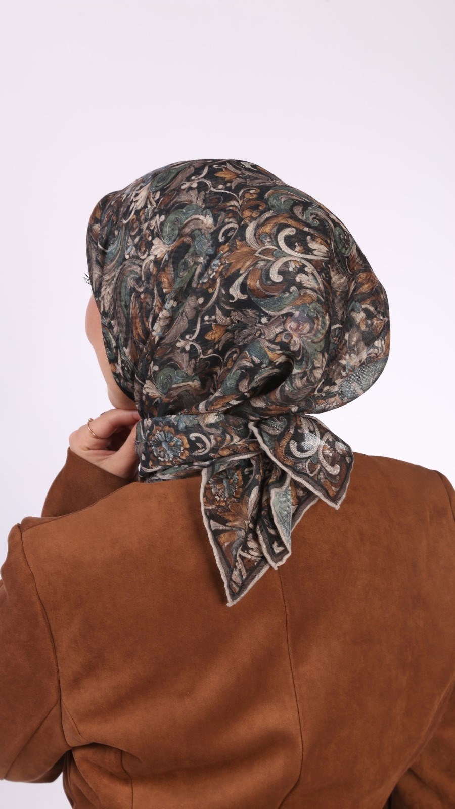 Locella Soft Pamuk Eşarp Siyah