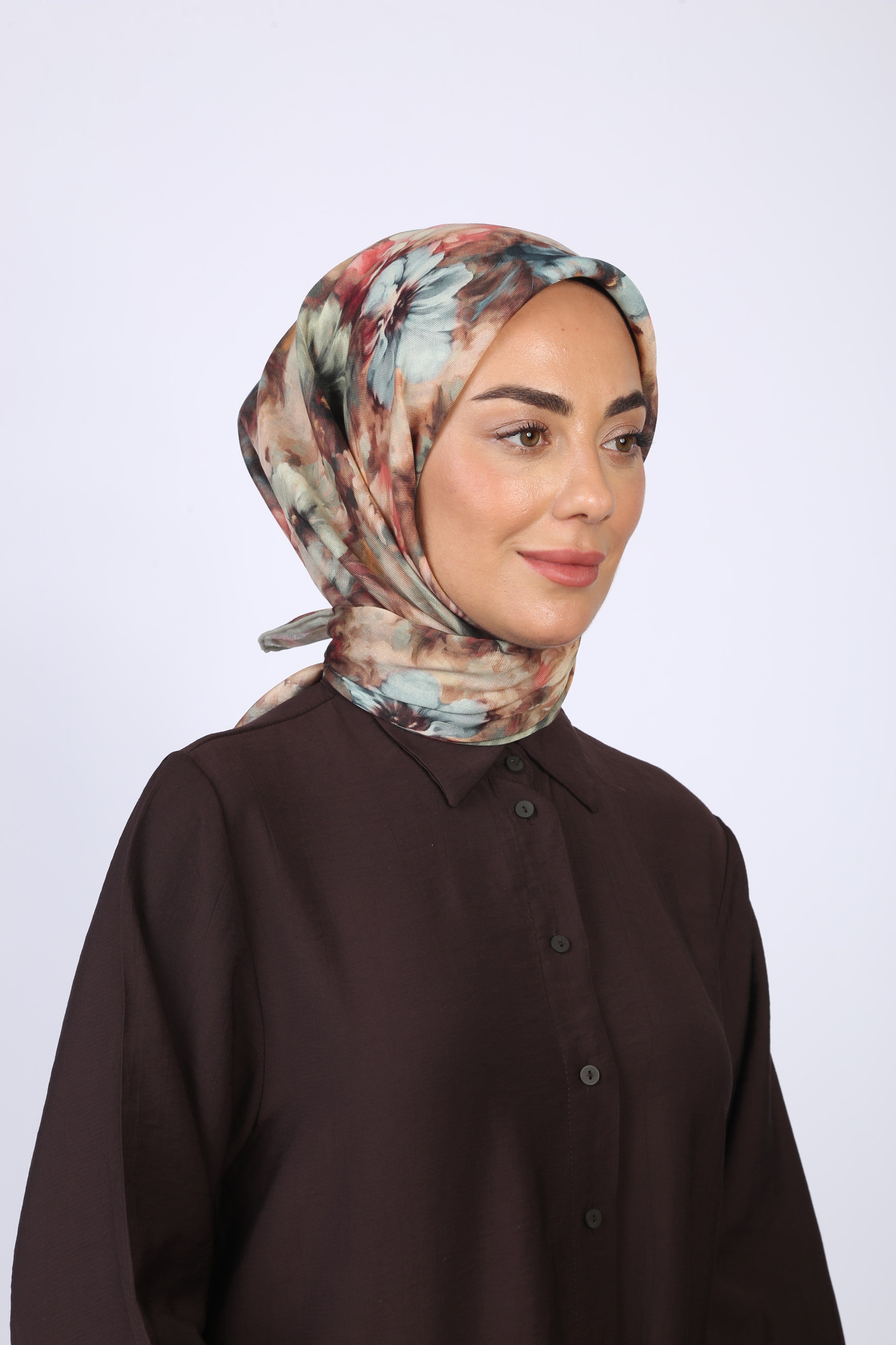 Locella Soft Pamuk Eşarp Yeşil