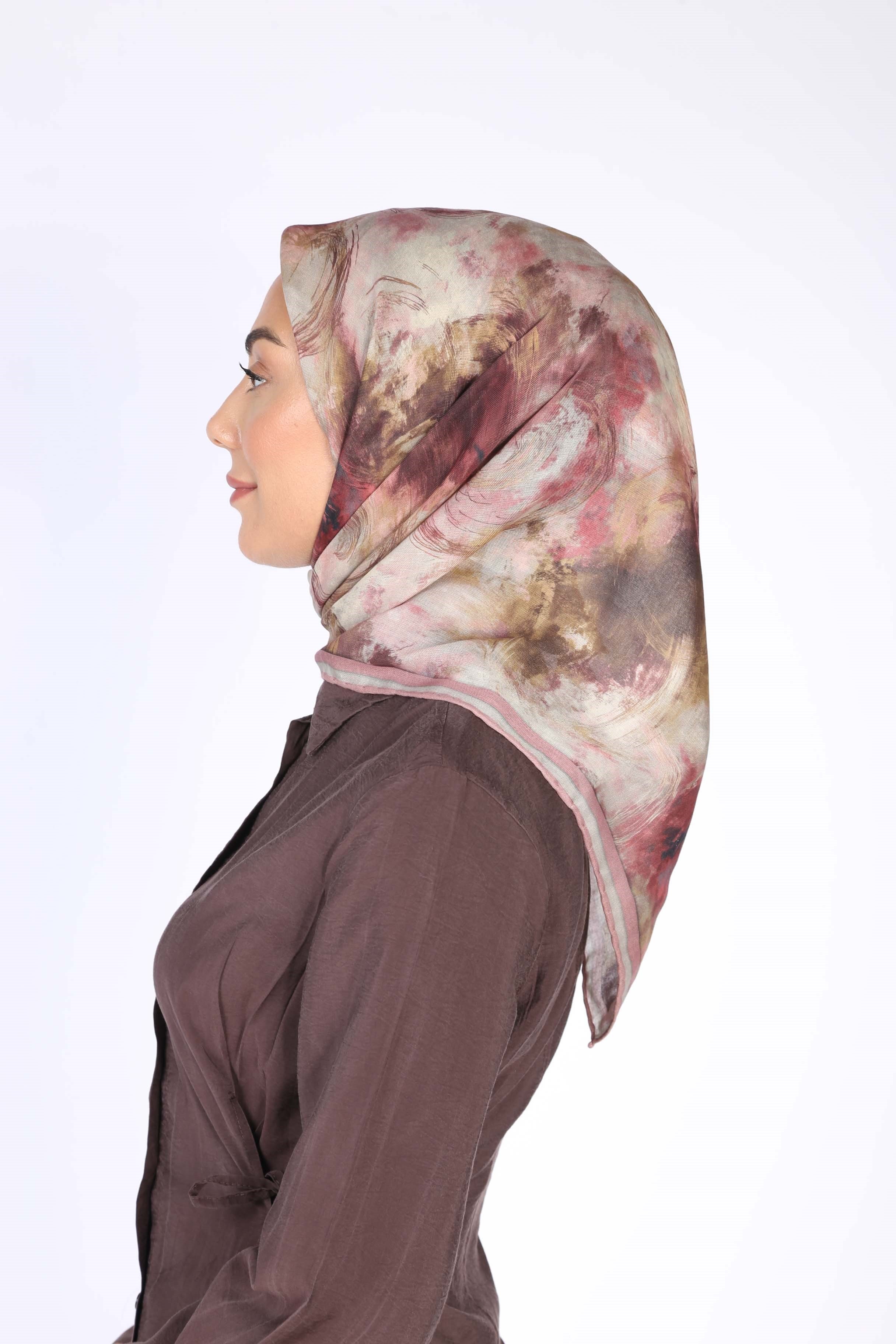 Locella Soft Pamuk Eşarp Pembe