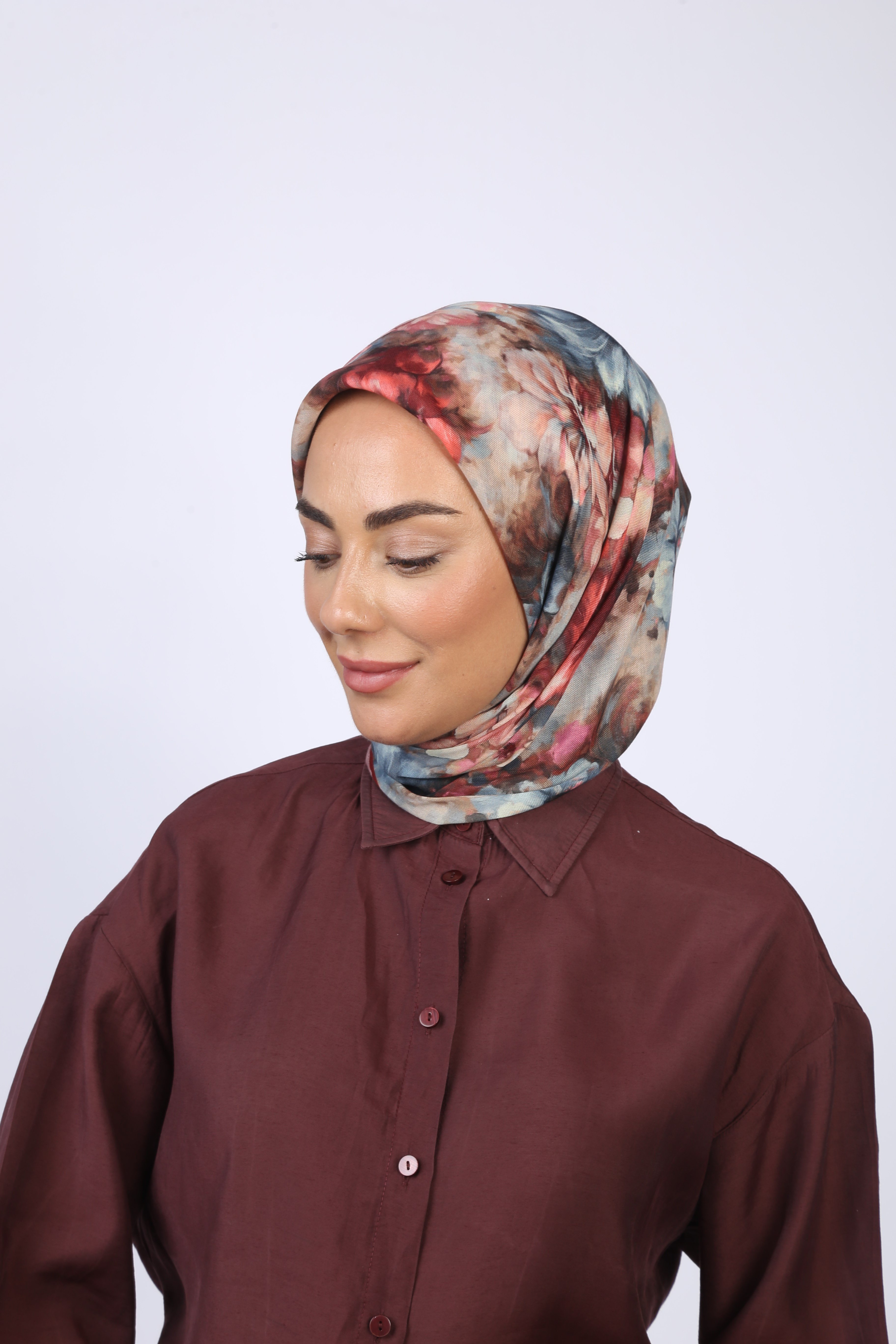 Locella Soft Pamuk Eşarp Kırmızı