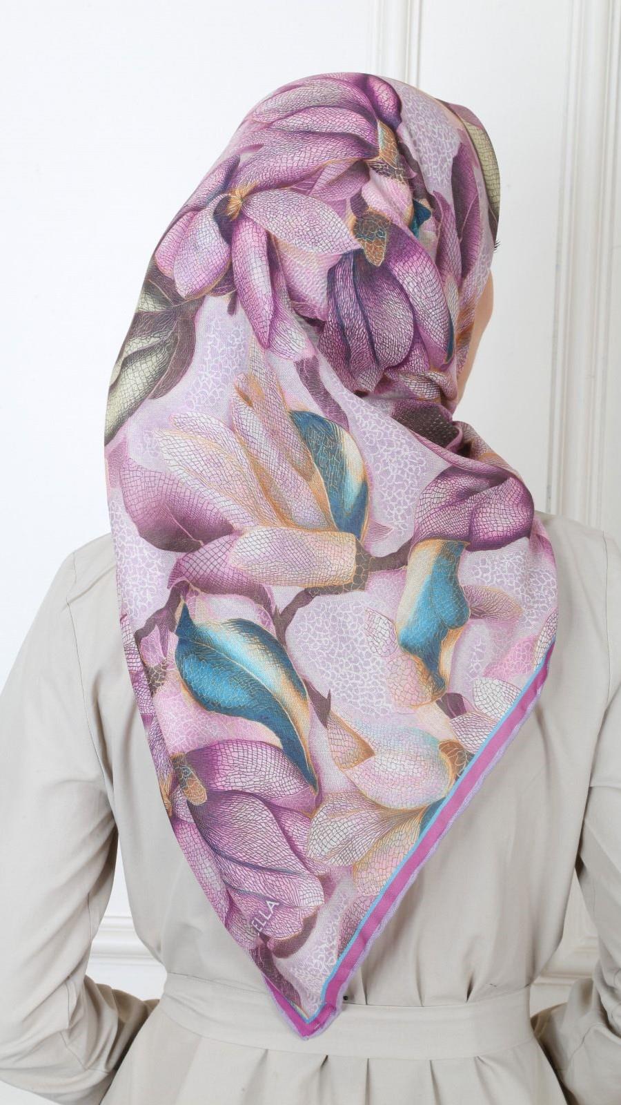 Locella Soft Pamuk Eşarp Pembe-6
