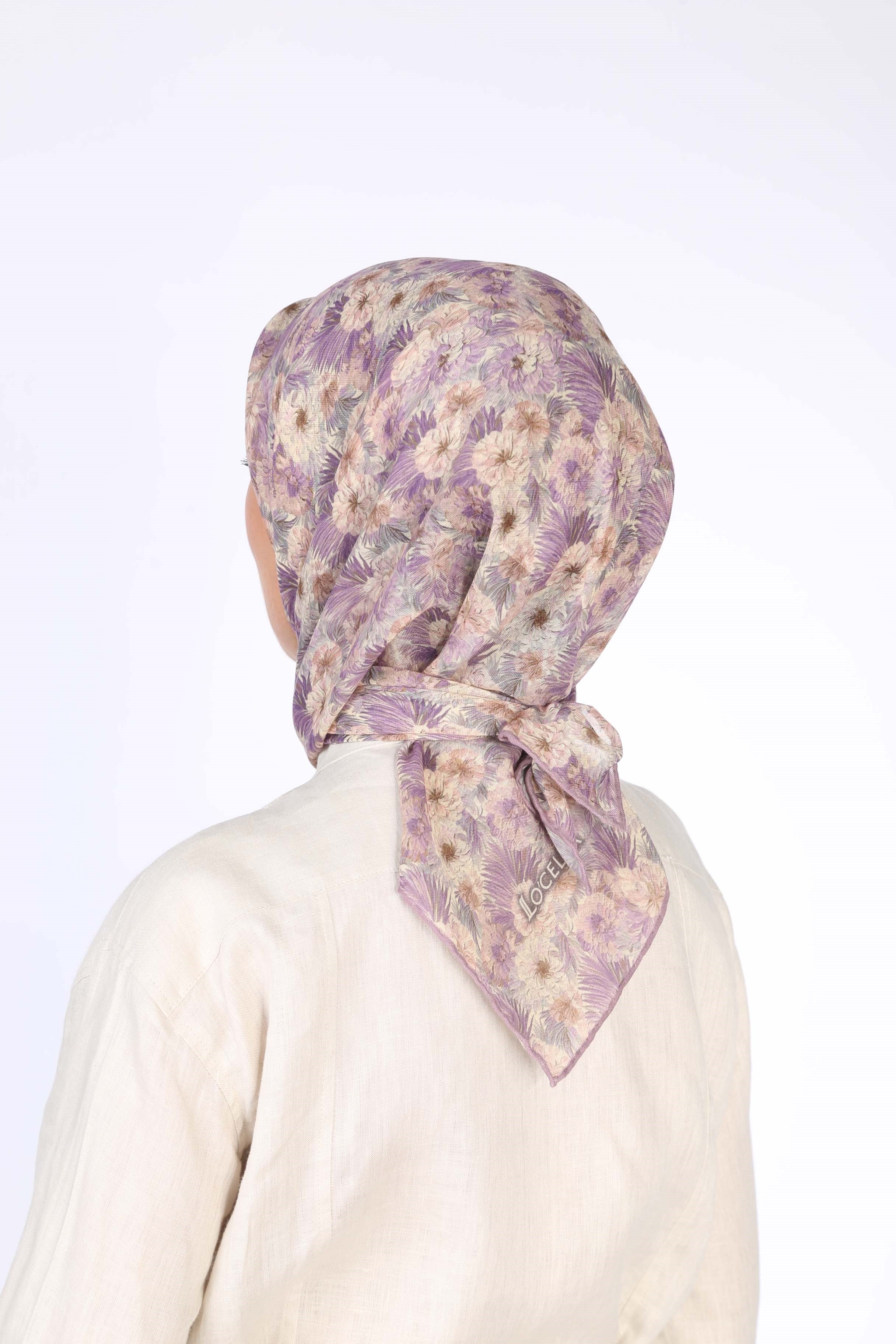 Locella Soft Pamuk Eşarp Lavanta