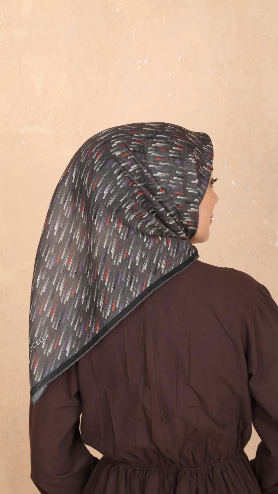 Locella Soft Pamuk Eşarp Haki Yeşil-10